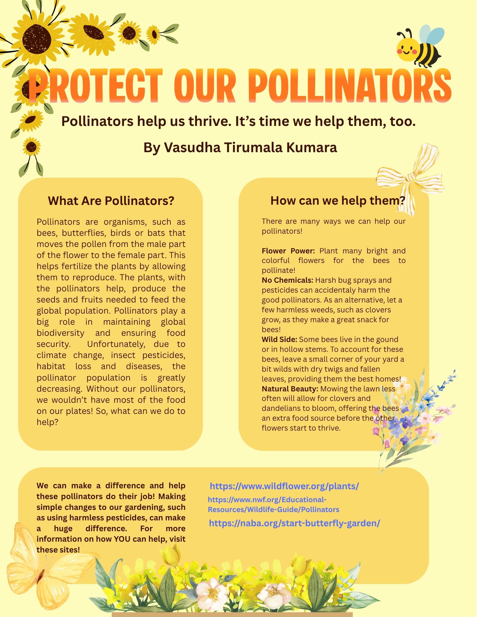 Protect Our Pollinators