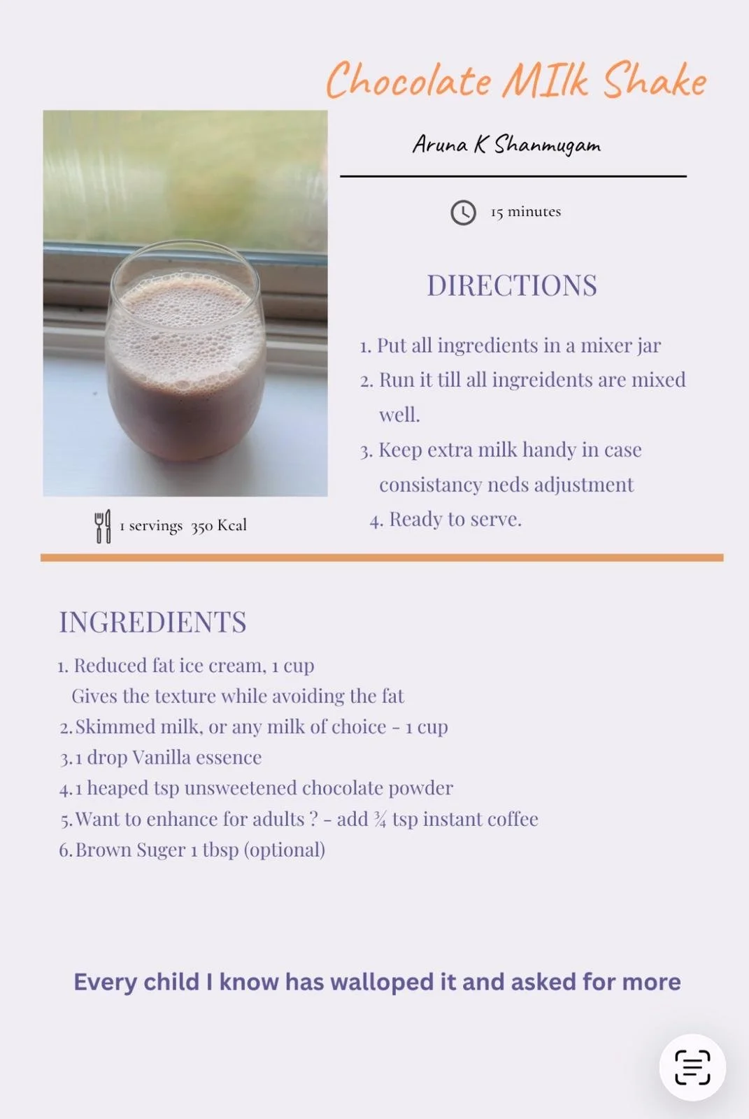 Back To School Recipe -1