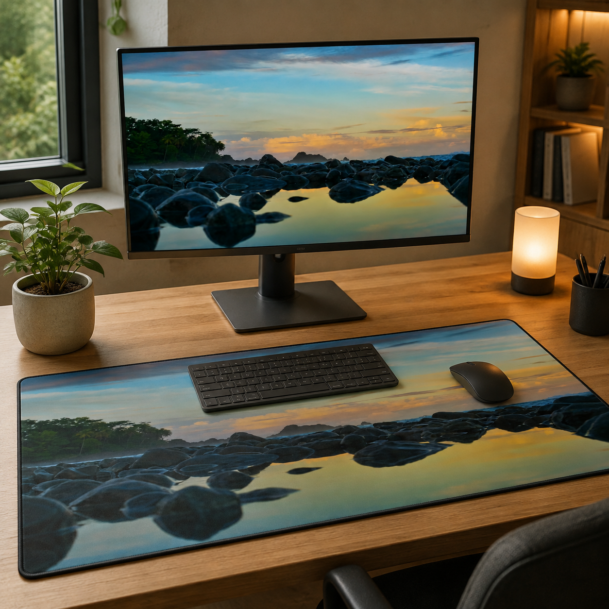 Desk Mat 16x32 - Golden pool.png