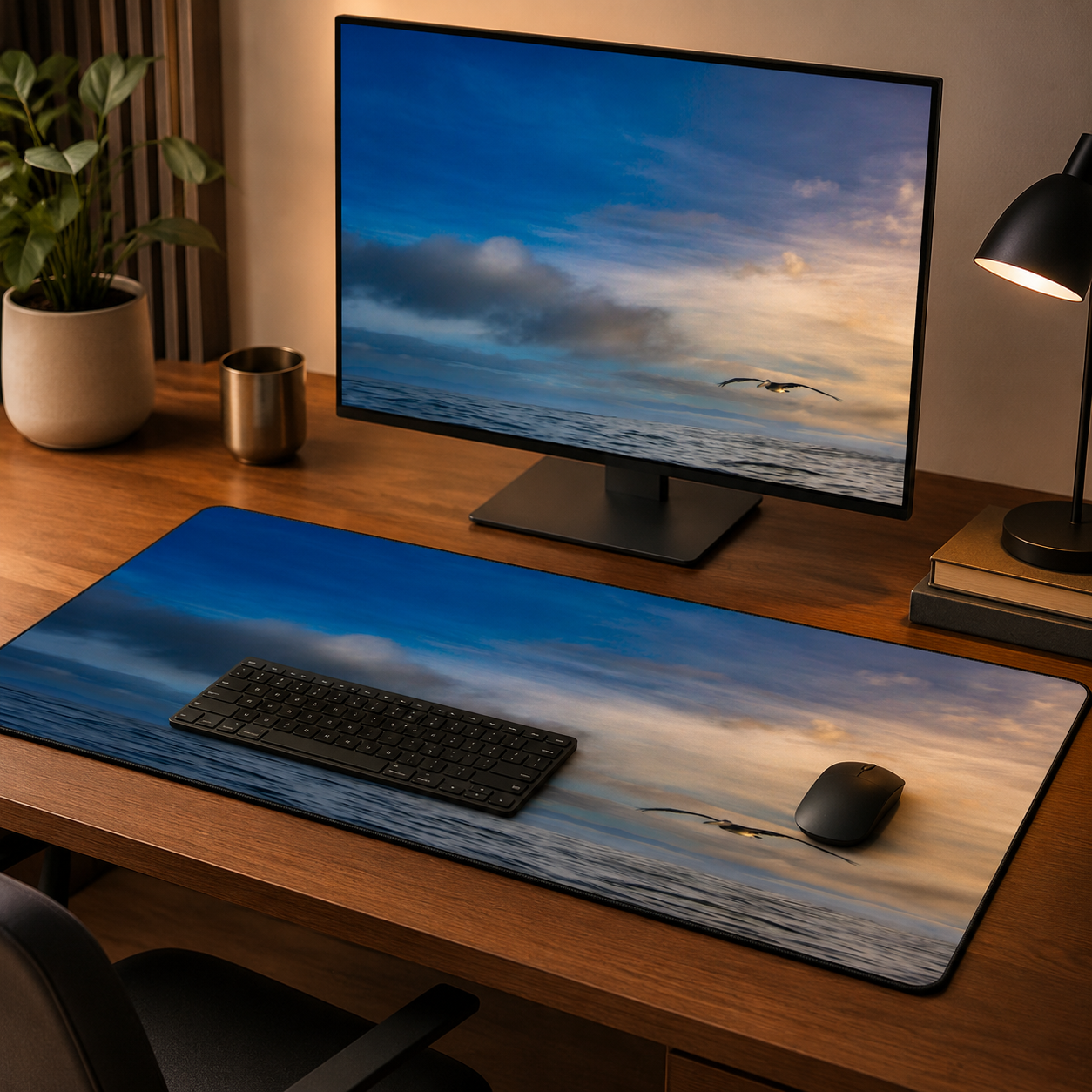 Desk Mat 16x32 - Azure flight.png