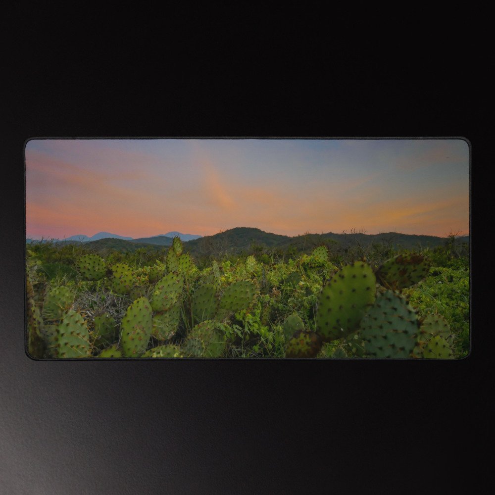 Land of Contrasts - Oaxaca Landscape Photography Desk Mat 16x32
