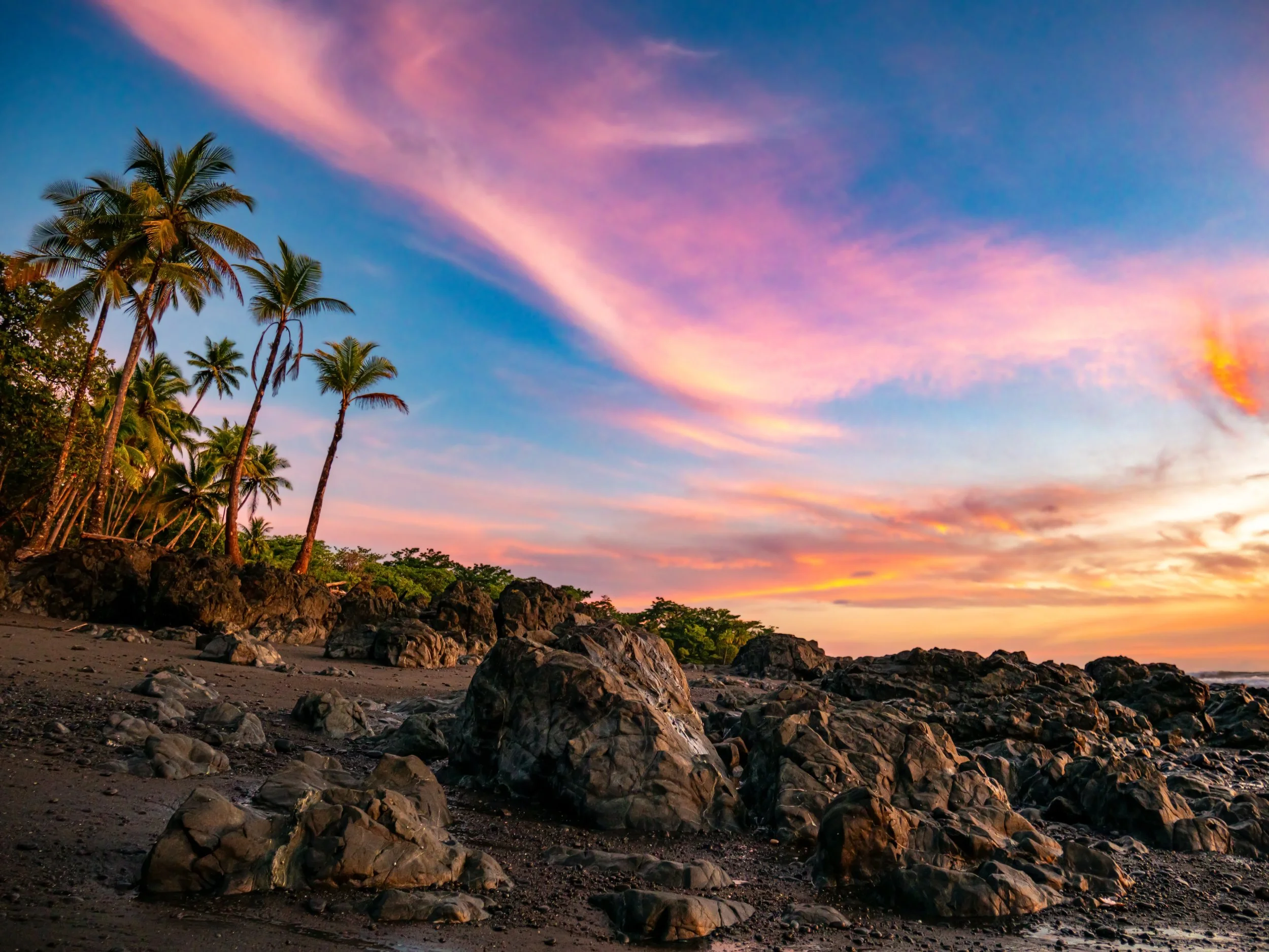 Surf, Ocean & Beach Sunset Photography 5K Wallpaper — "Candy coast"