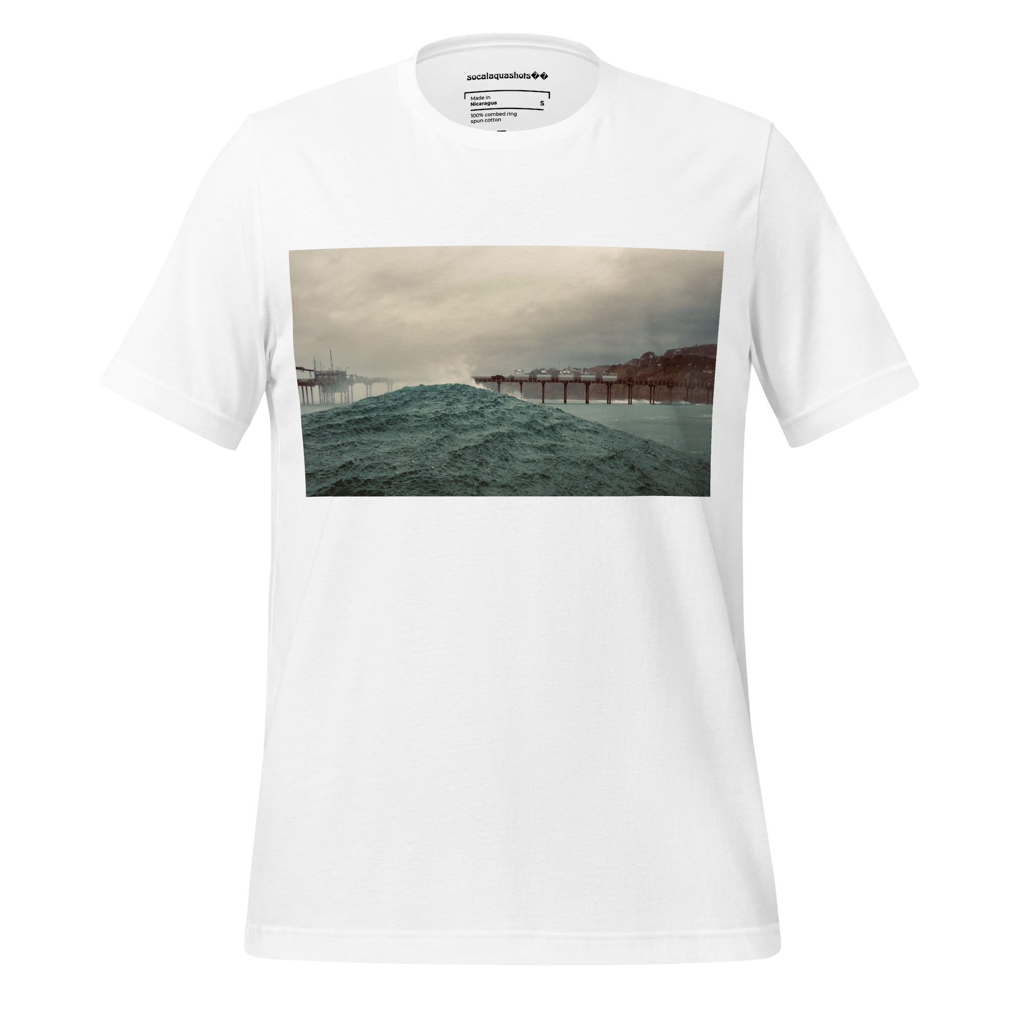 Ocean Photography Unisex T - Shirt (Solid Colors) - "Vintage Collection - Surf Science"