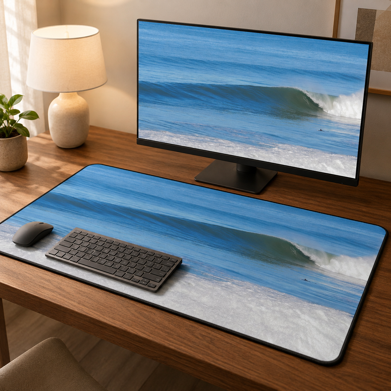 Regular's Dream - Surf Photography Desk Mat 16x32