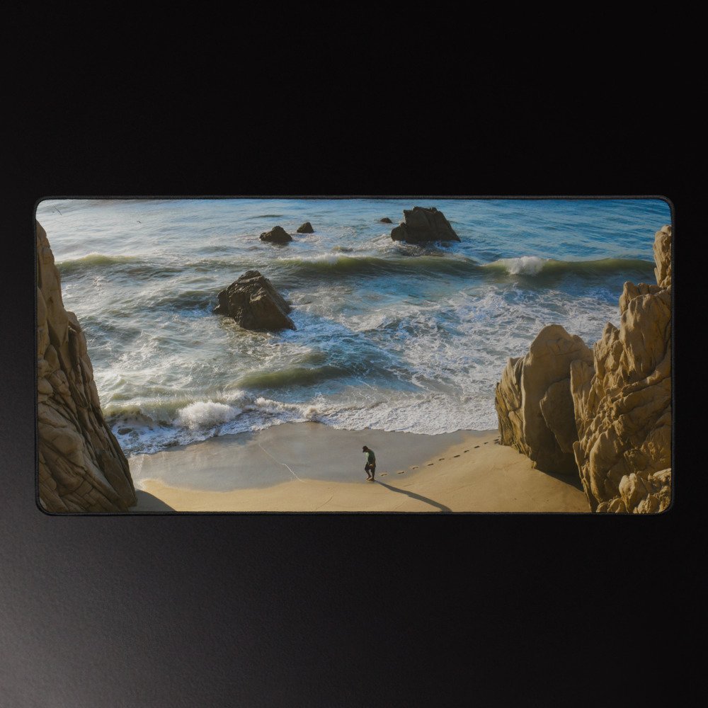 Morning Commute - Desk mat - 16x32