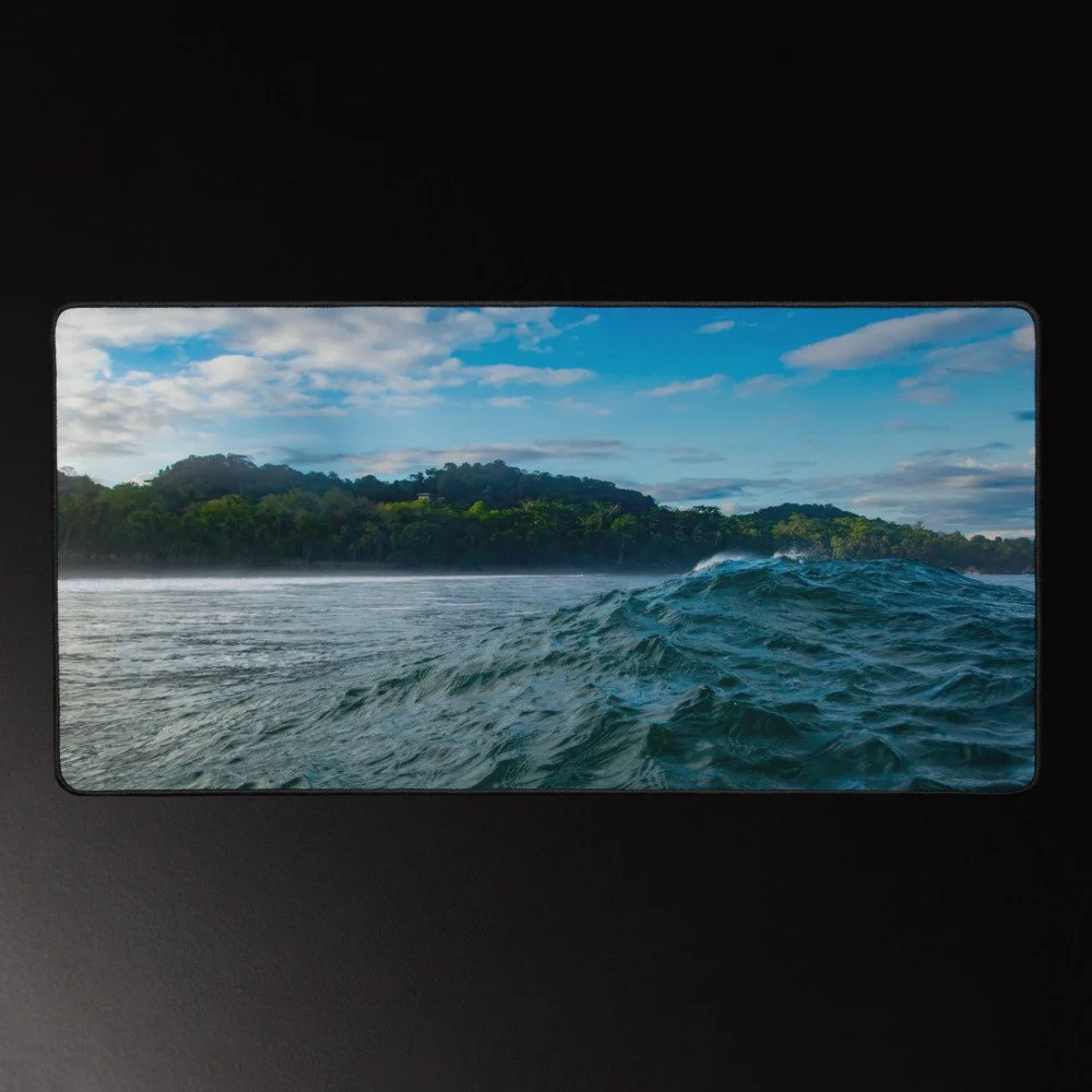 View from the Point - Pavones Photography Desk Mat 16x32