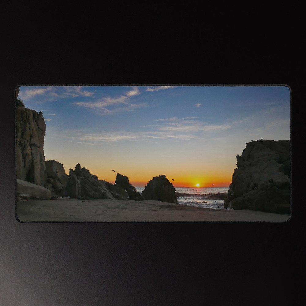 Playita Sunrise - Desk mat - 16x32
