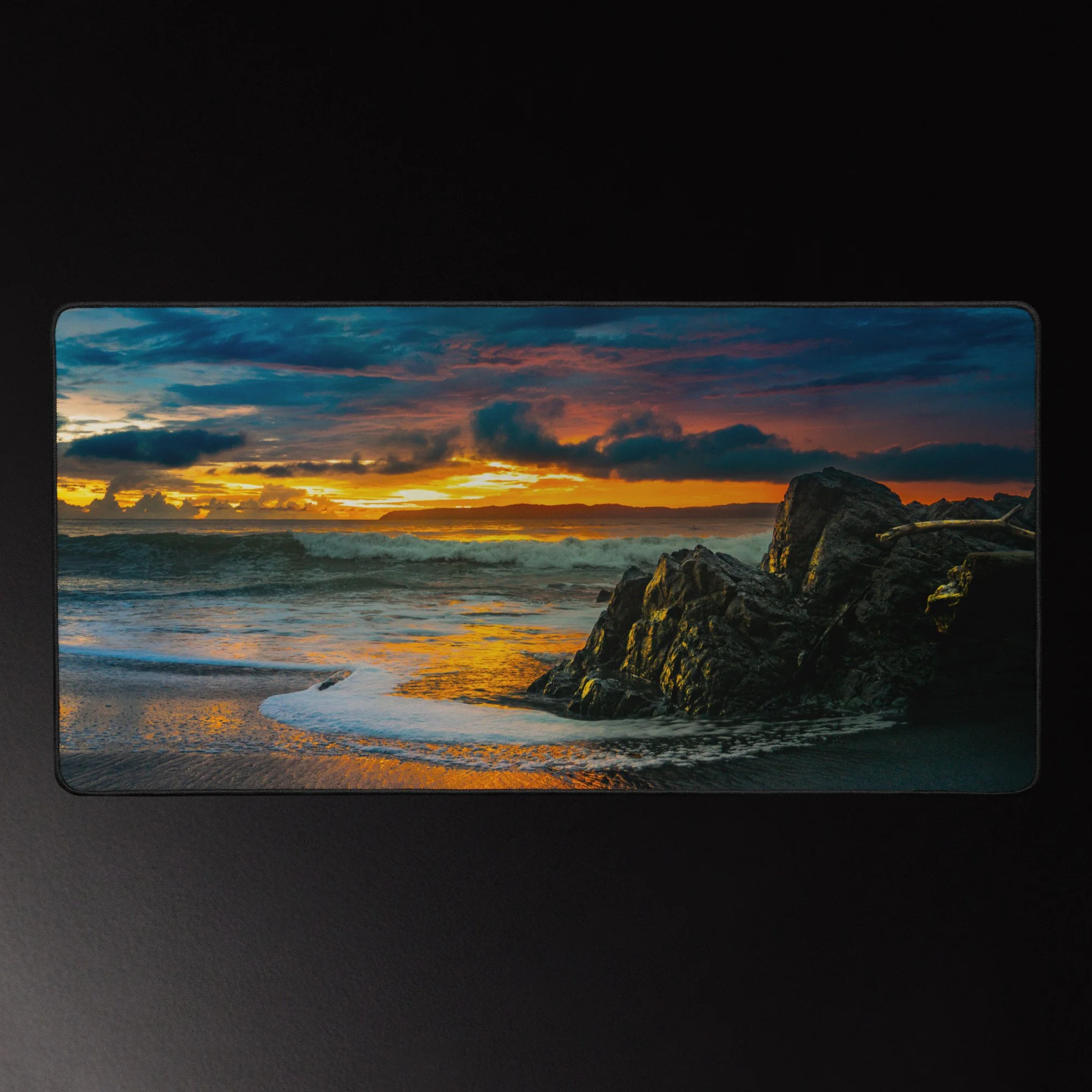 Rincon de Oro - Costa Rica Coastal Photography Desk Mat 16x32