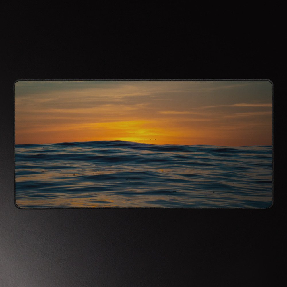 Sunset Formation - Desk mat - 16x32