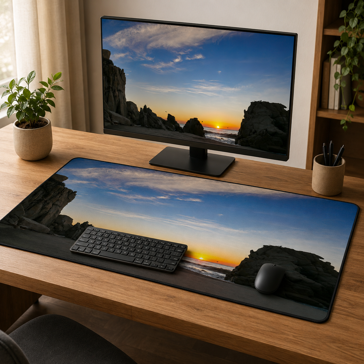 Desk Mat 16x32 - Playita sunrise.png