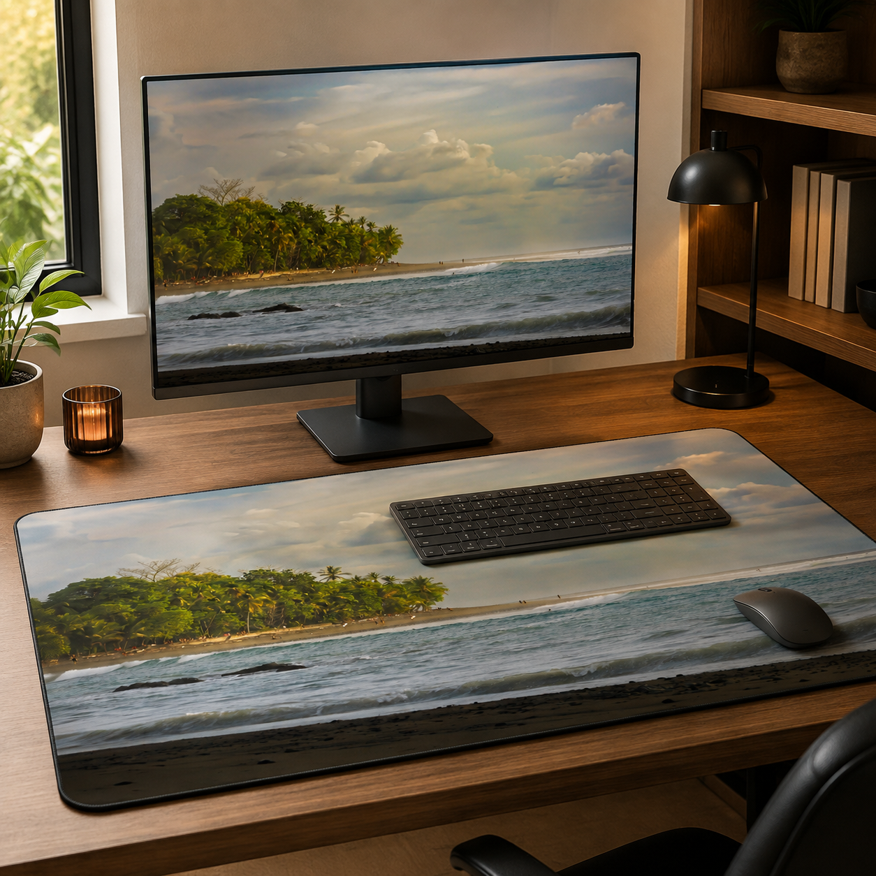 Desk Mat 16x32 - Golden hour at the Wall.png