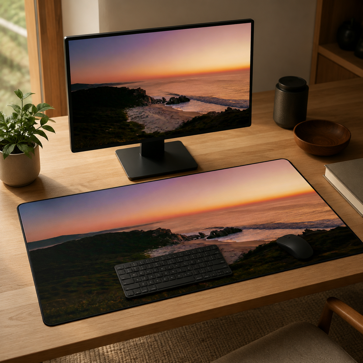 Desk Mat 16x32 - Barra de la Cruz Overview at dawn.png