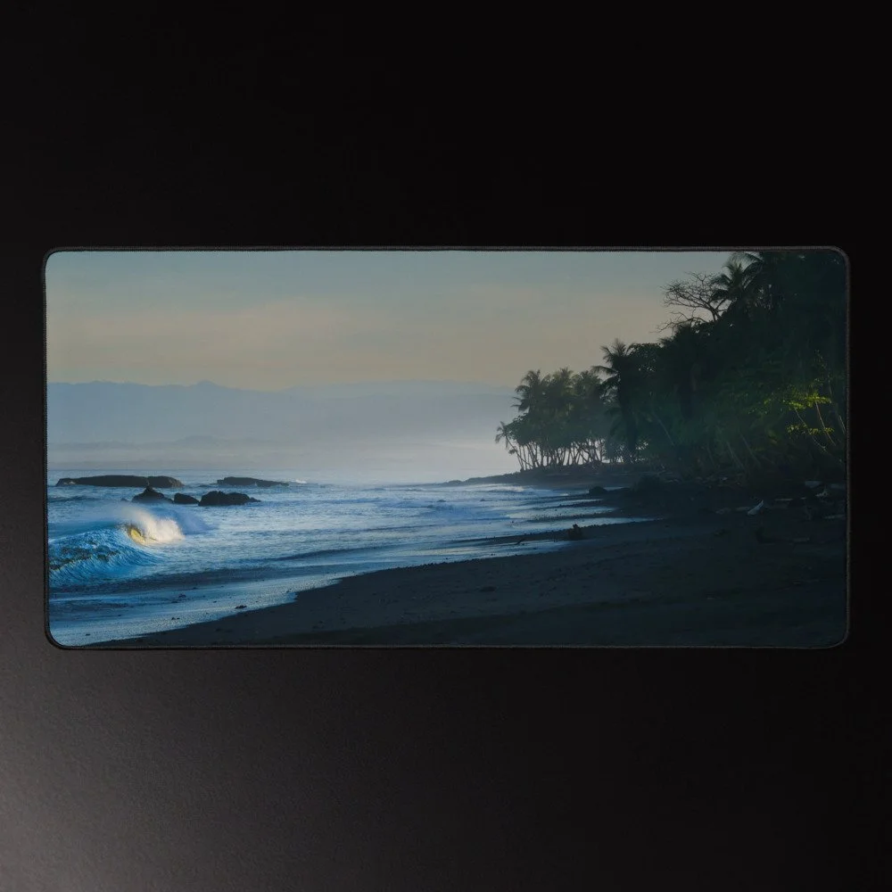 Ray of Light at Las Gemelas - Costa Rica Photography Desk Mat 16x32