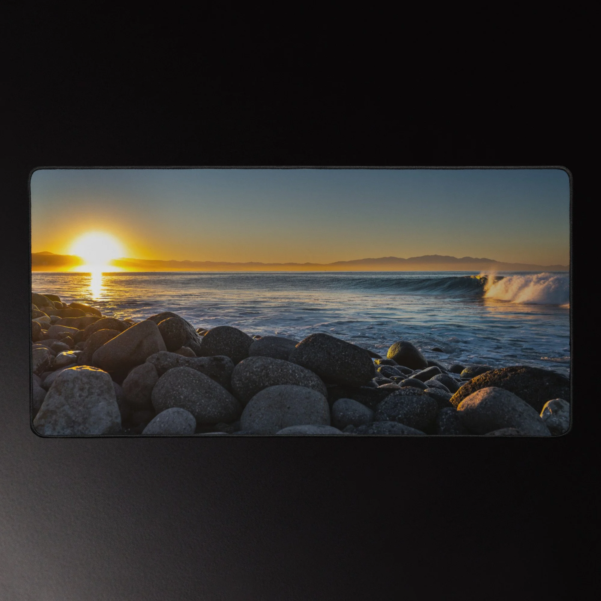 Dawn Patrol - 16x32 Photography Desk Mat