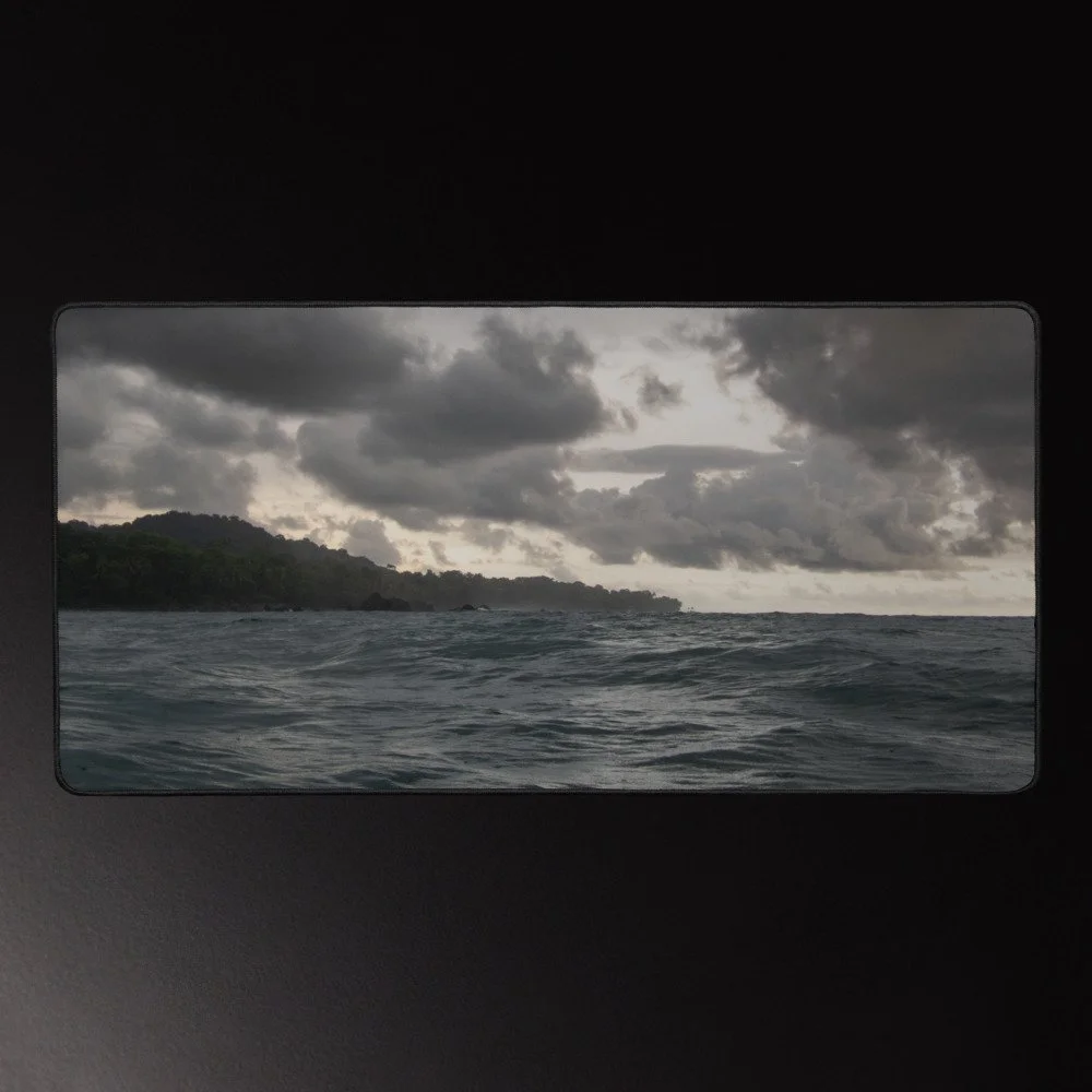 Dark Pavones - Costa Rica Coastal Photography Desk Mat 16x32