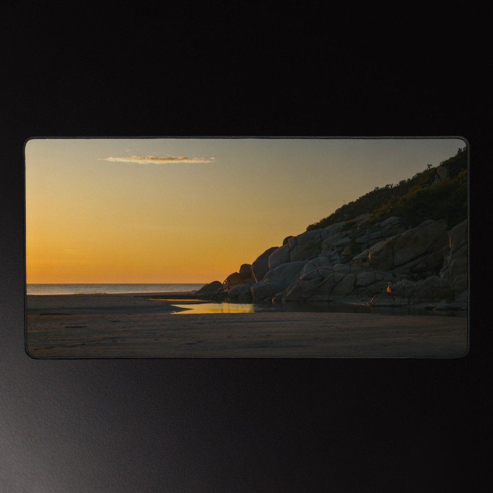 Temprano tranquilo - Desk mat - 16x32