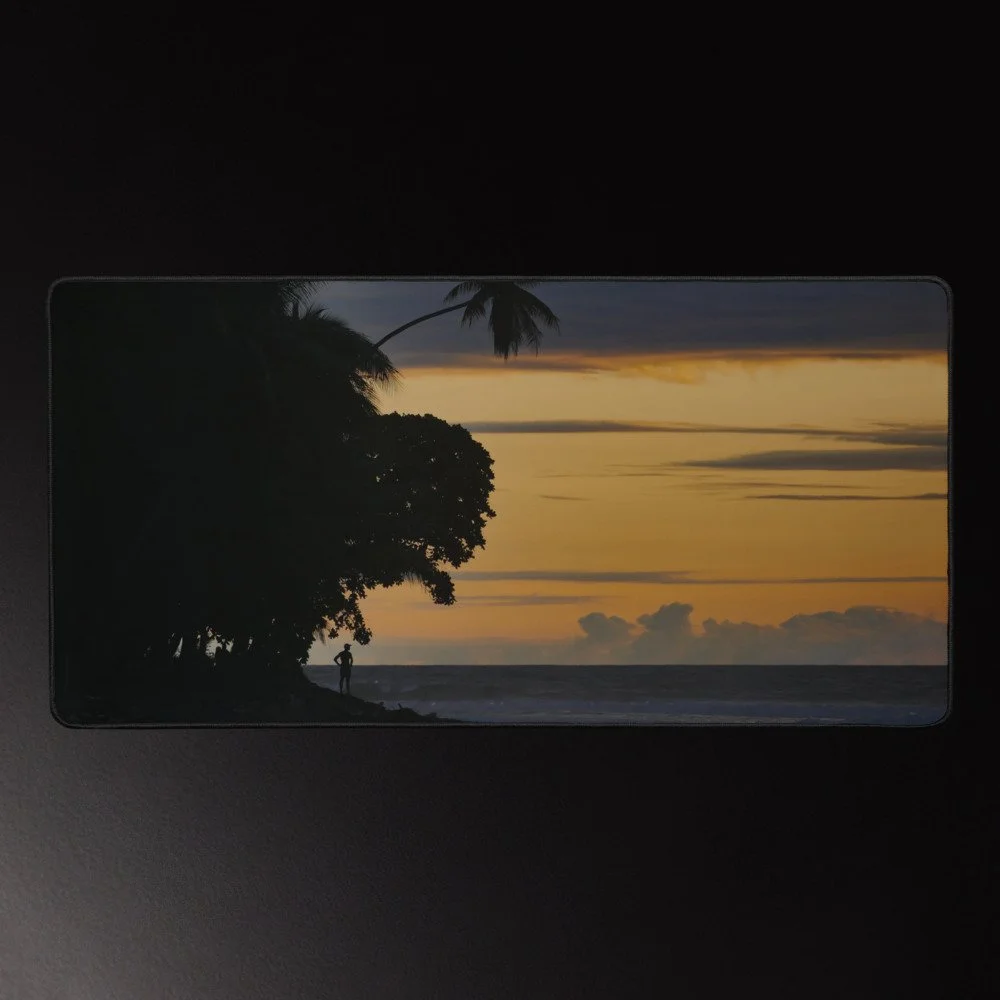 Last Check - Surf Photography Desk Mat 16x32