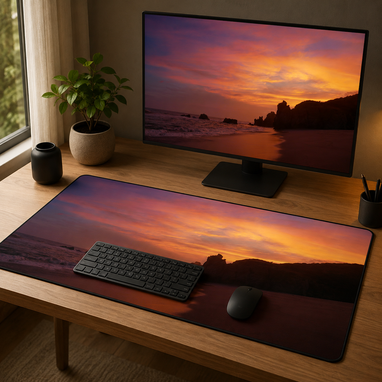 Desk Mat 16x32 - Barra de la Cruz sunset.png