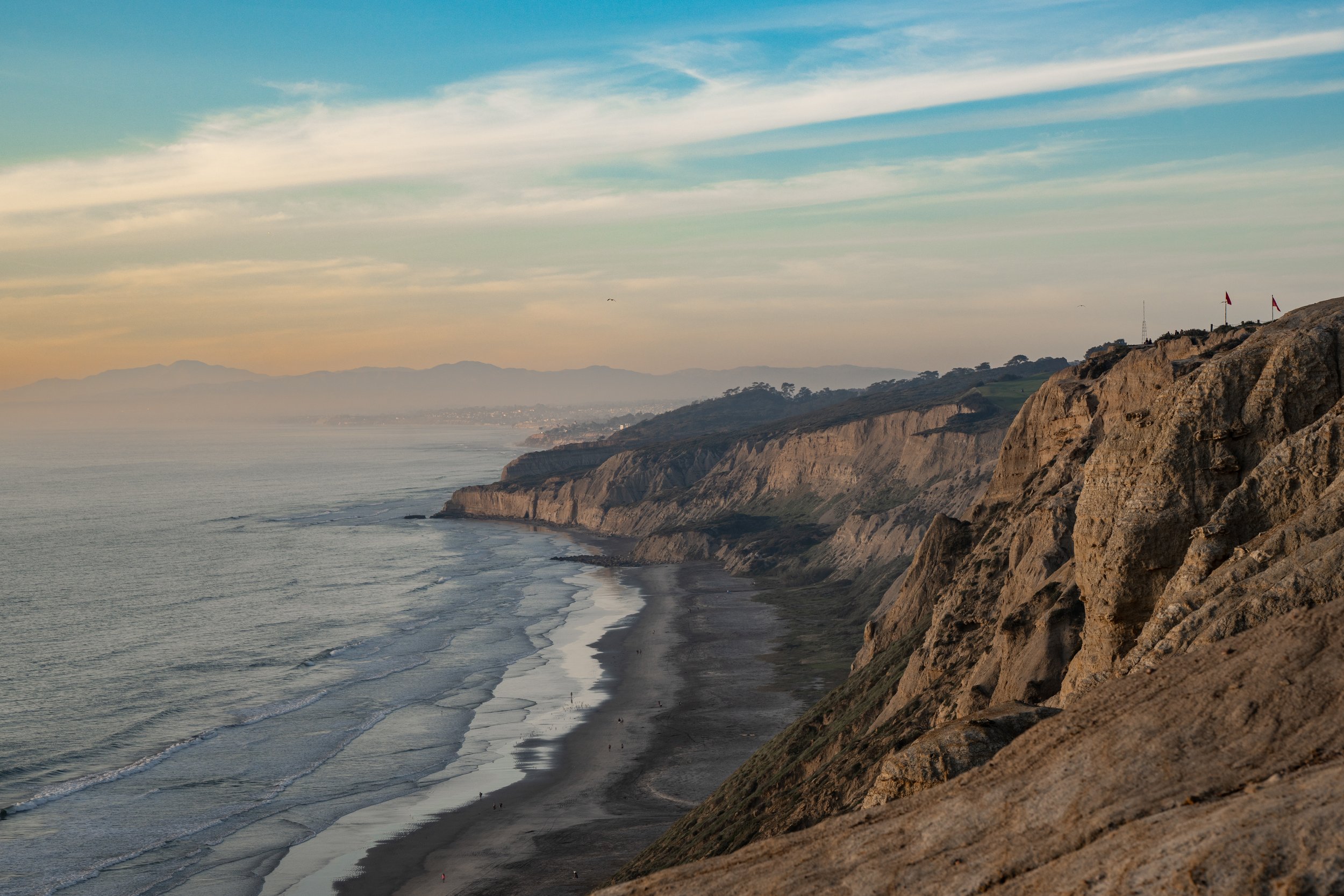 North end of Blacks beach view from Gliderport.