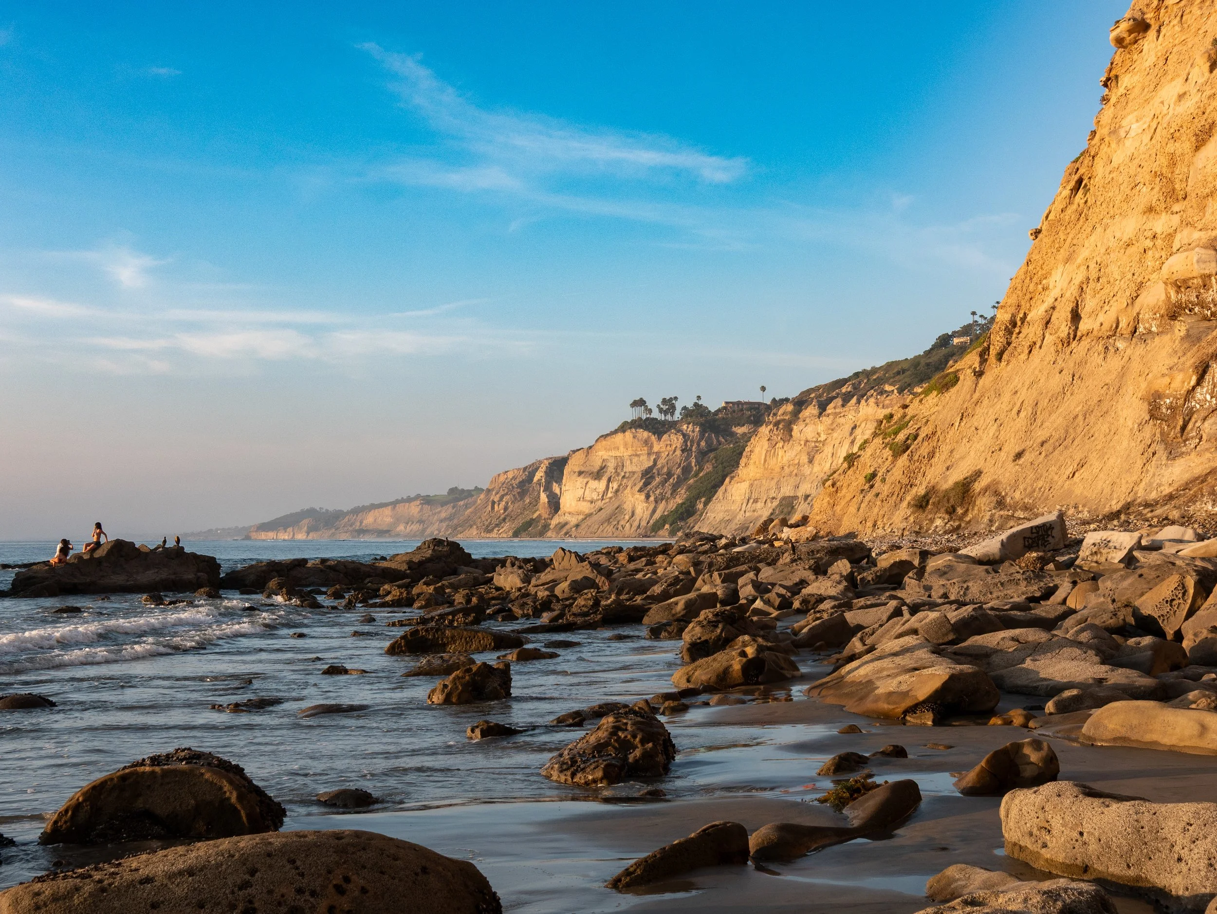 View of Blacks from the end of Scripps beach.