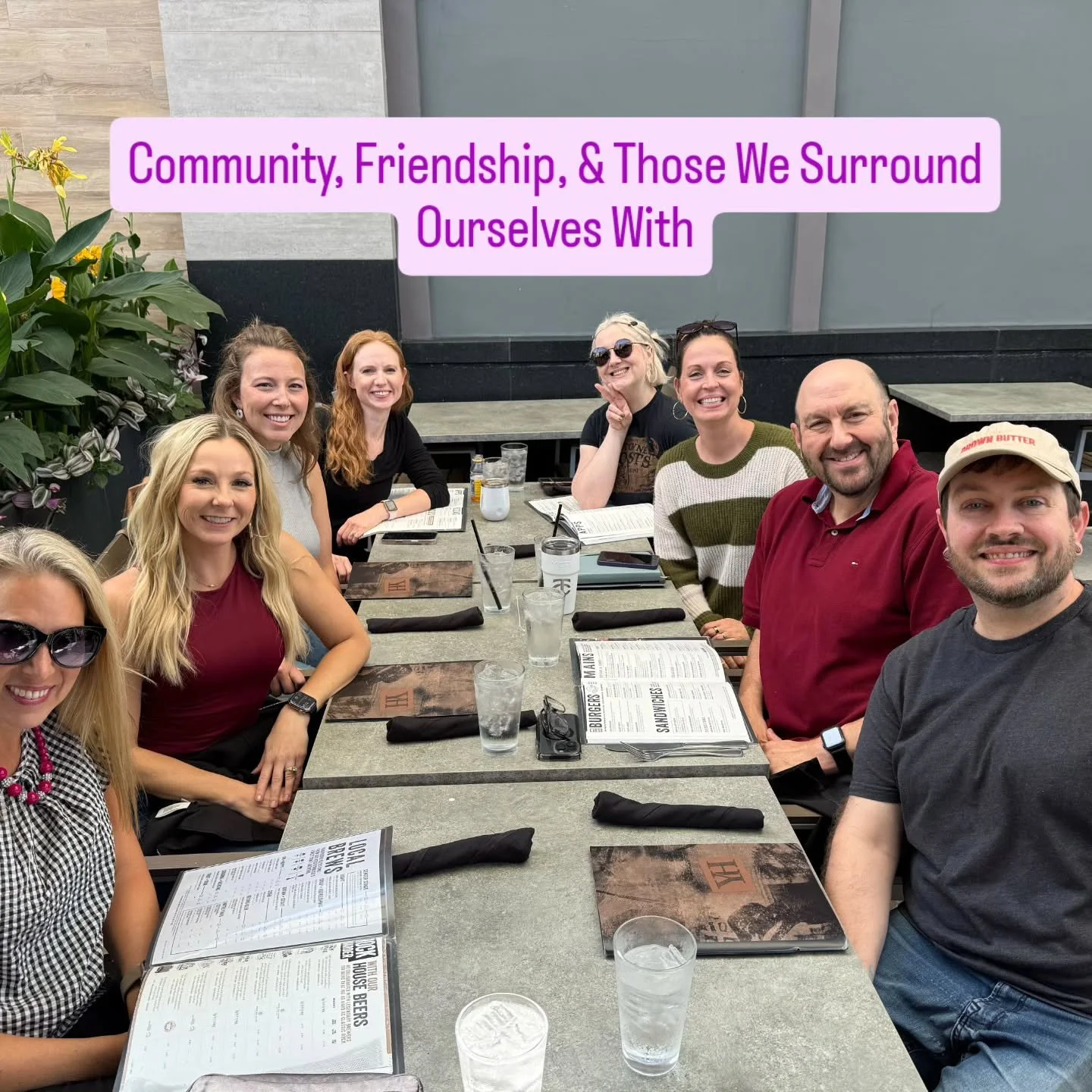 You are who you surround yourself with, and honestly, for  me, community is everything.

📸 1st pic: my marketing crew , the friends challenging my thinking, cheering the small wins, and helping me grow and be my authentic self through leadership.

?