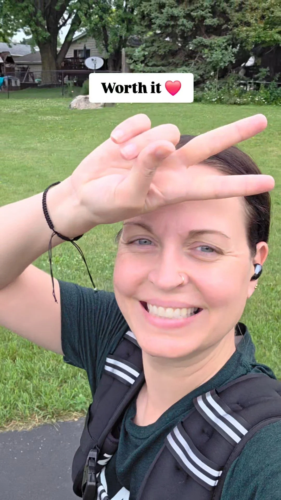 Jess the holistic CMO walking daily