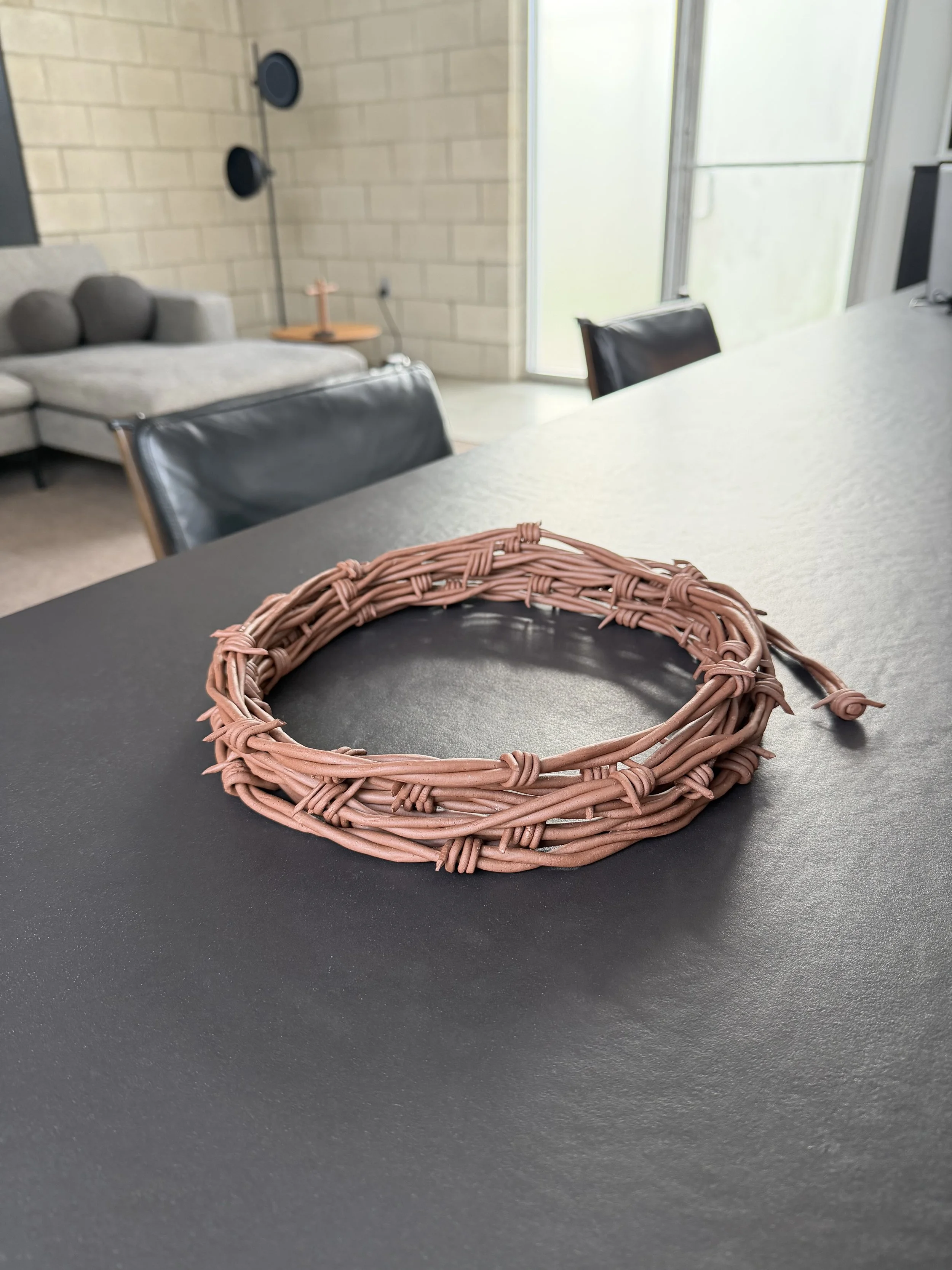 The Devils Rope, 25ft section
Stoneware,
2025