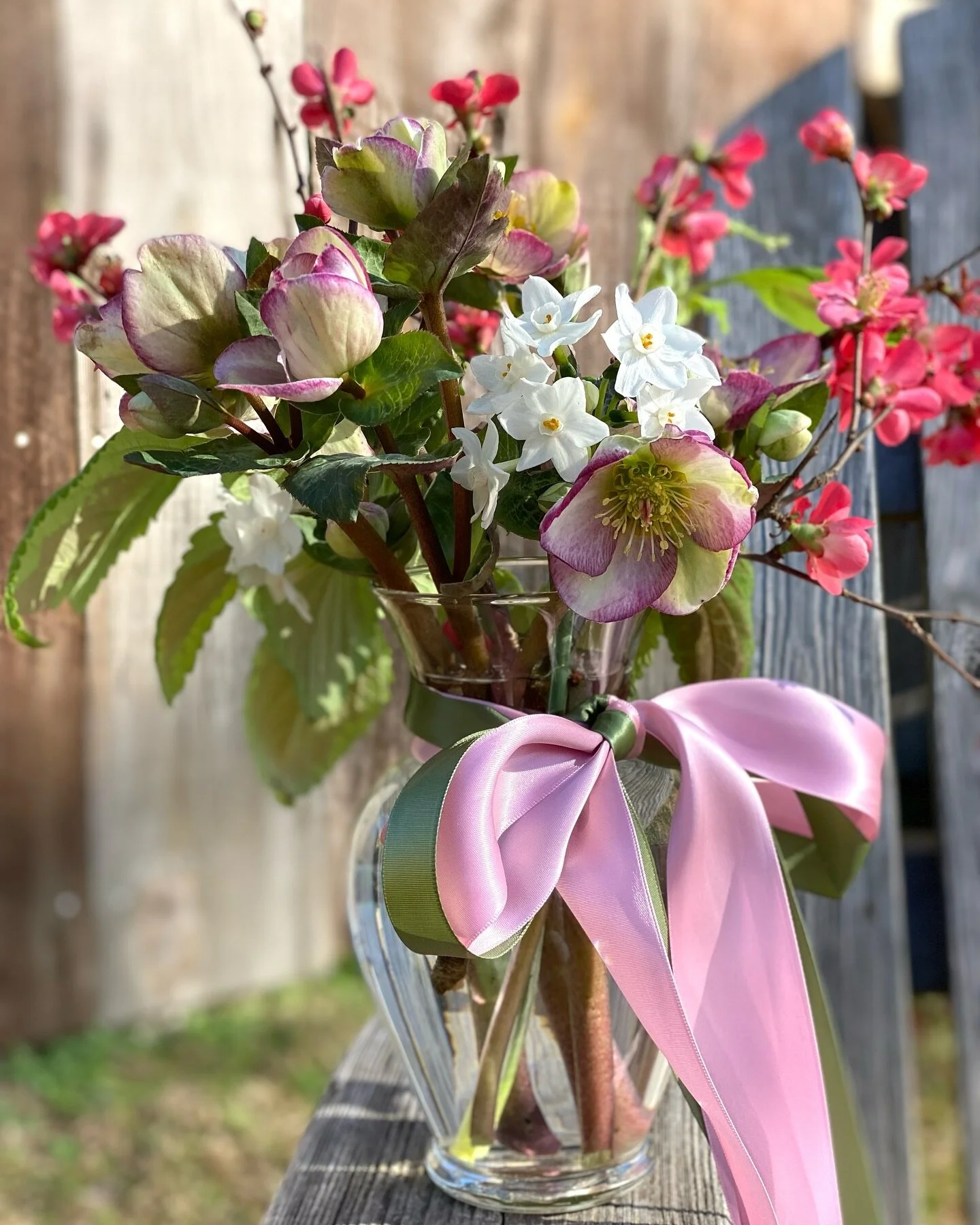 It feels wonderful to be outside picking flowers again! Happy Valentine&rsquo;s Day from our family here at Long Creek Flower Farm! I hope you know you are loved! 💗

#longcreekflowerfarm #lillington #harnettcounty #localflowers #flowerfarm