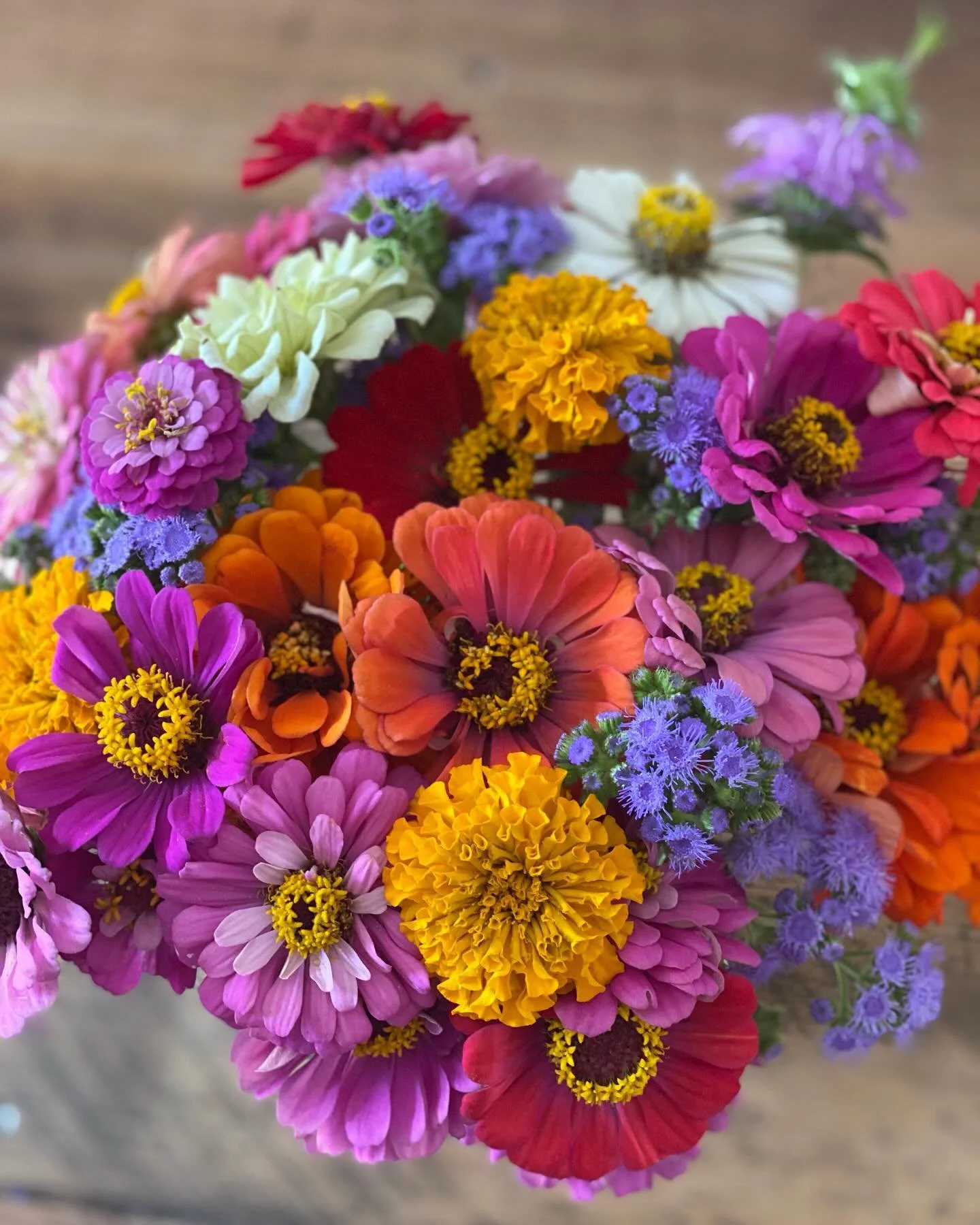 Bright and beautiful bouquets today! The Road side stand is open, come see us! 📍 4340 McDougald Road, Lillington NC 27546