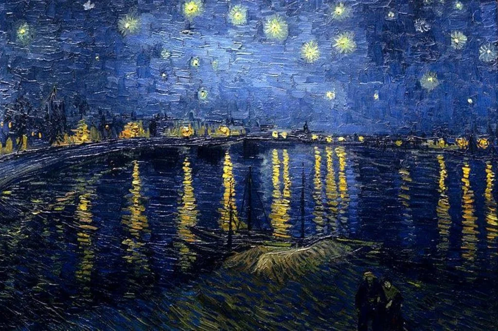 Noche sobre el Ródano