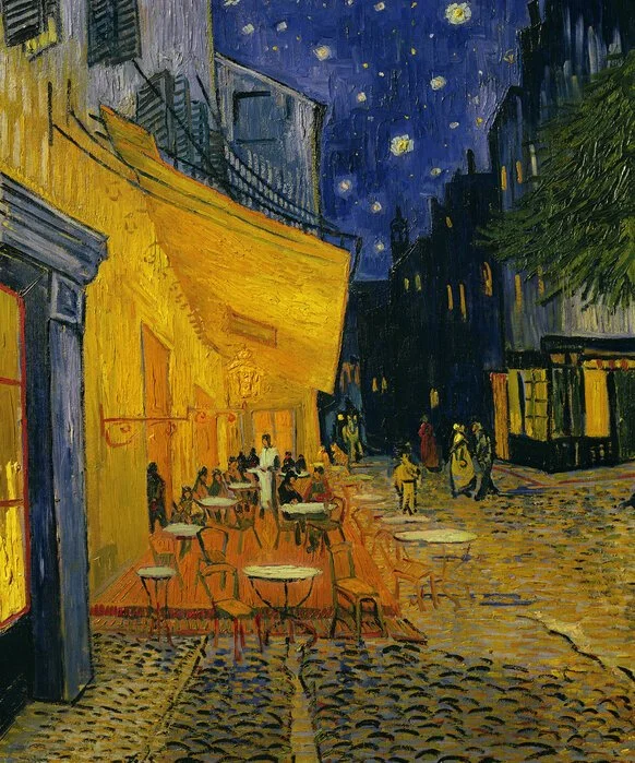 Café de noche en Arlés