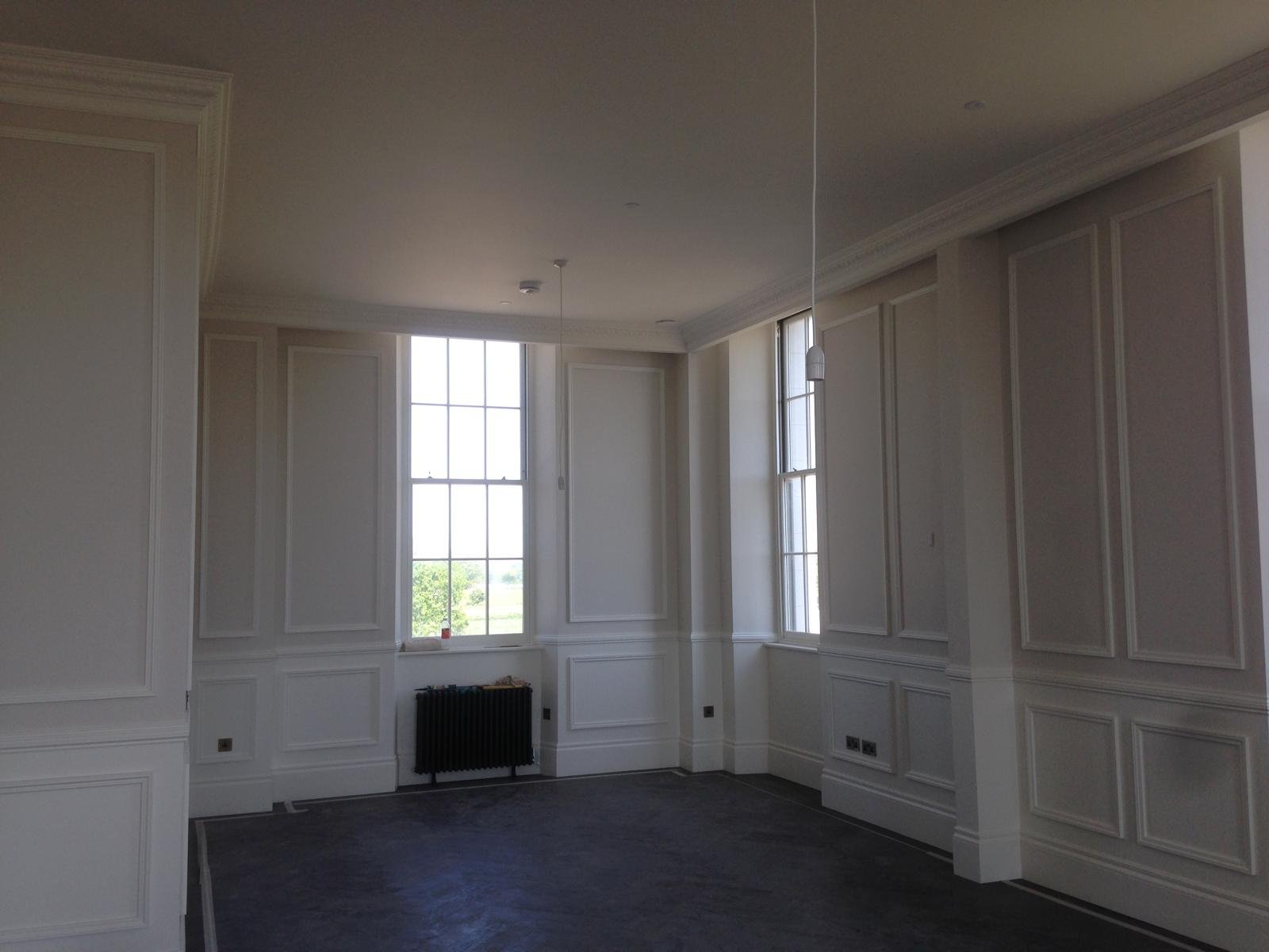 Architrave and wall panels - Carpentry Jersey