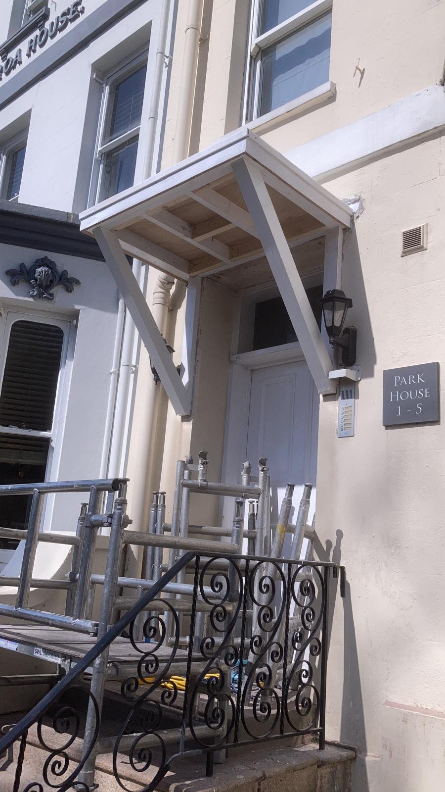 Ash Ford Carpentry Jersey Porch Awning