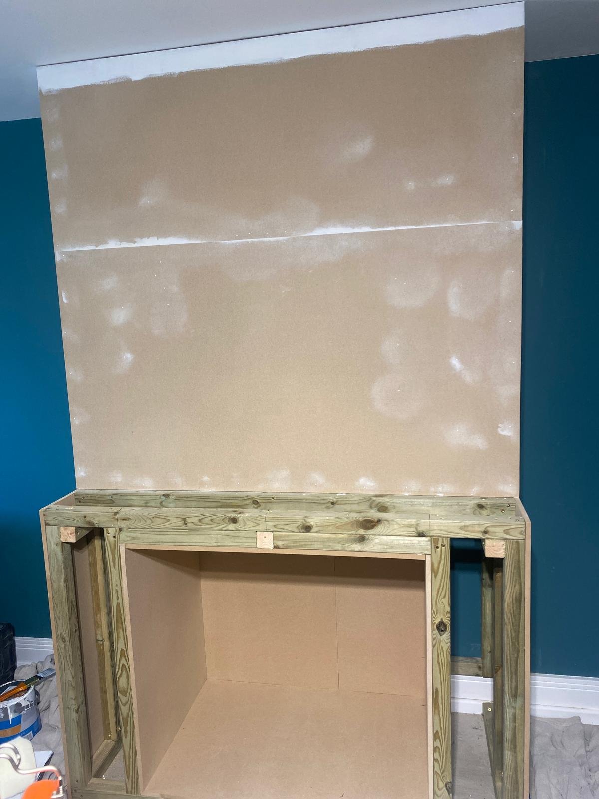 Building a media wall - Ash Ford Carpentry Jersey