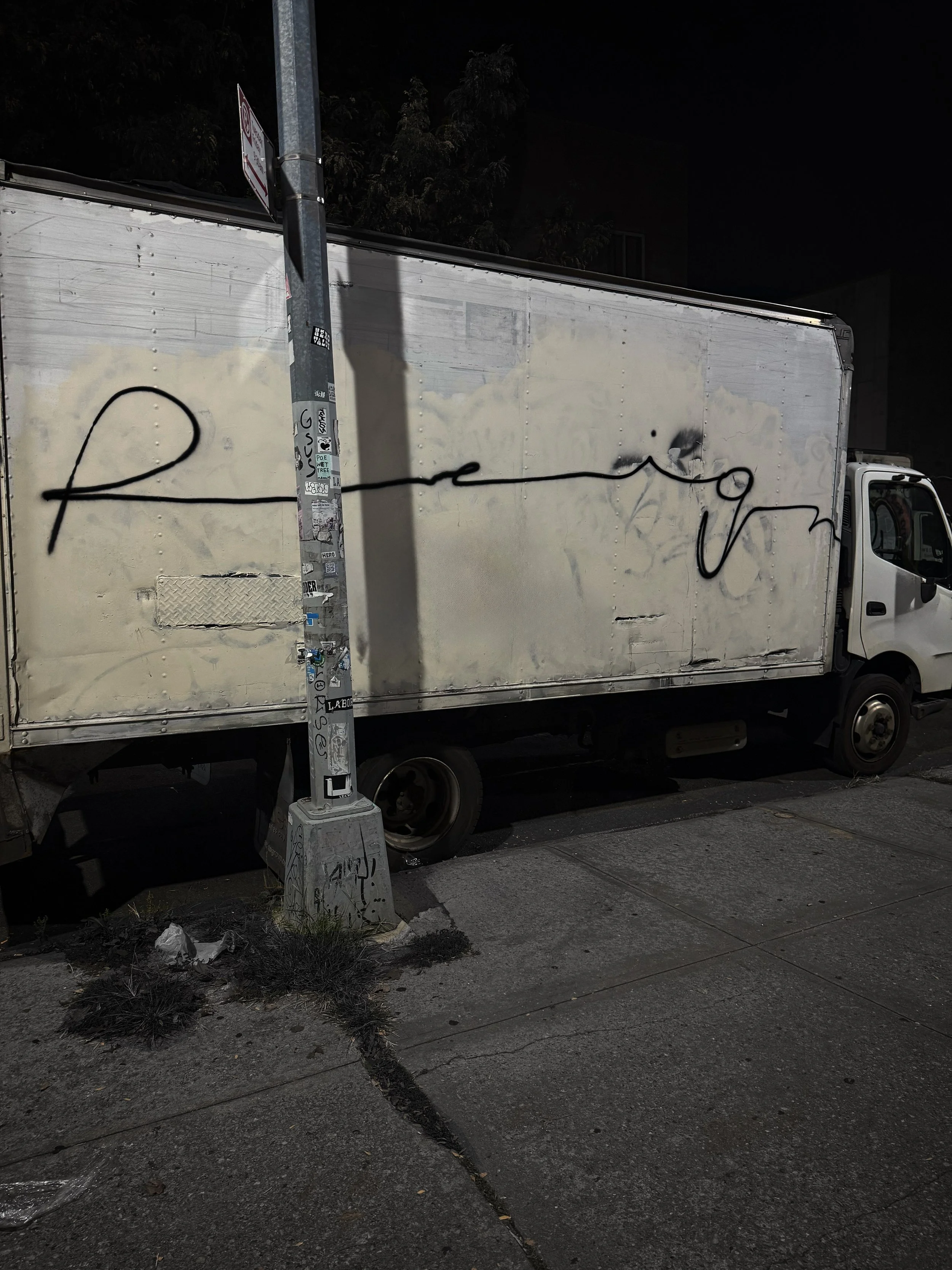Minimalism - Tag - Graffiti - Contemporary art by artists LS Toy and Jet Le Parti
