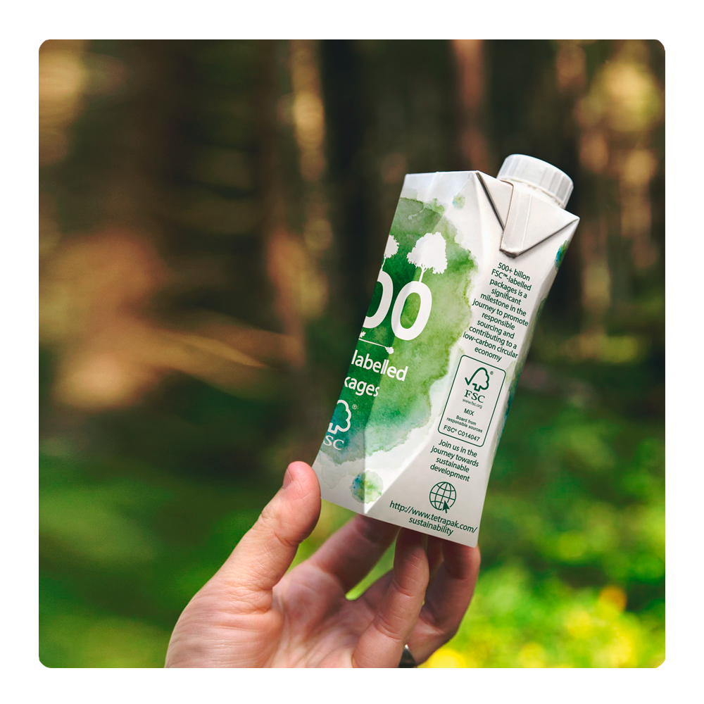 Tetra Pak, FSC 500 billion - Packaging | AD