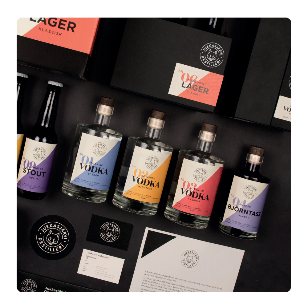 Jukkasjärvi Destillery - Graphic Identity | Photography | Structual Design
