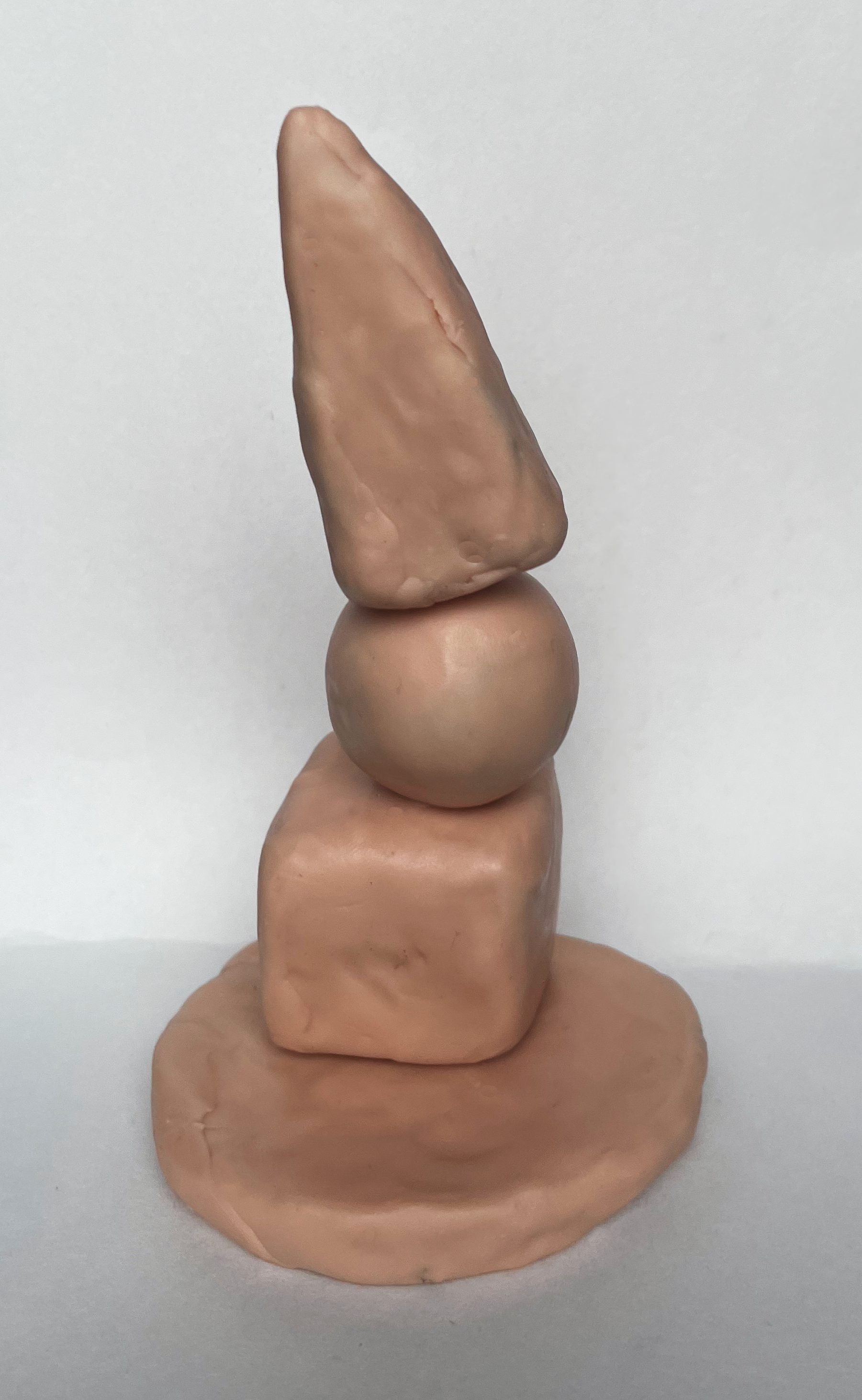 Gemoetric Untextured Model, Clay on Foil