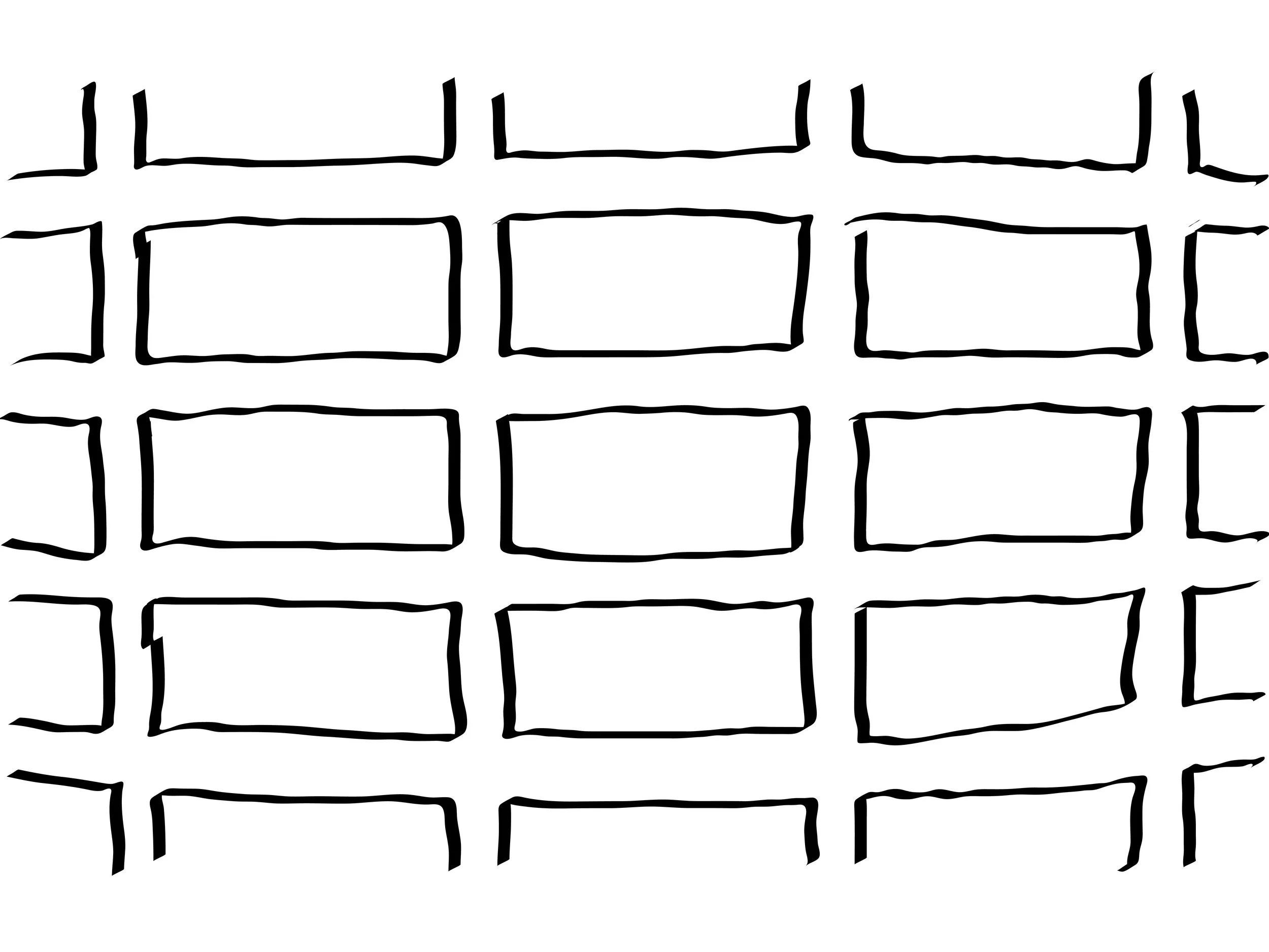 Texture Study of Fan Grill, Digital Tracing
