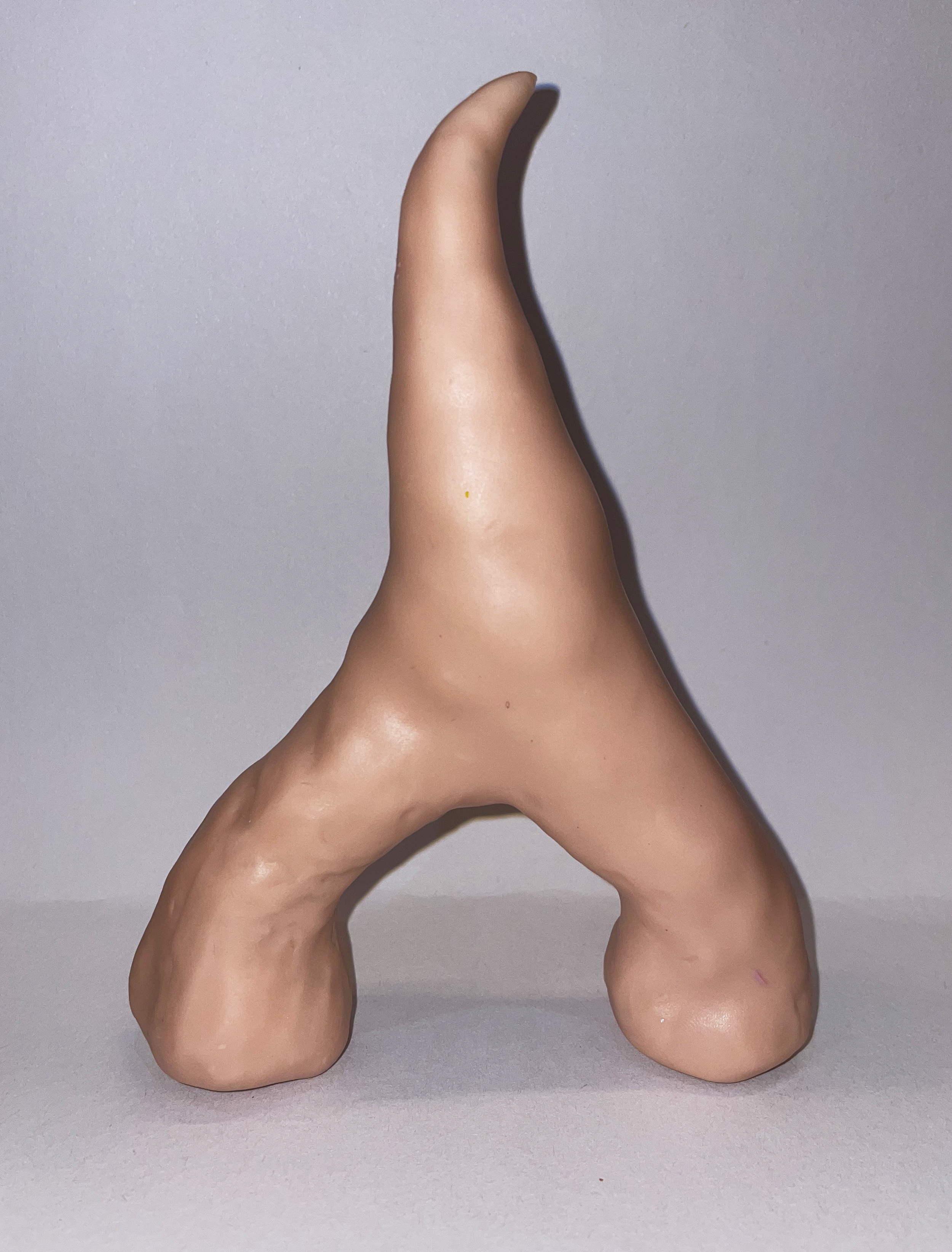 Organic Untextured Model, Clay on Foil