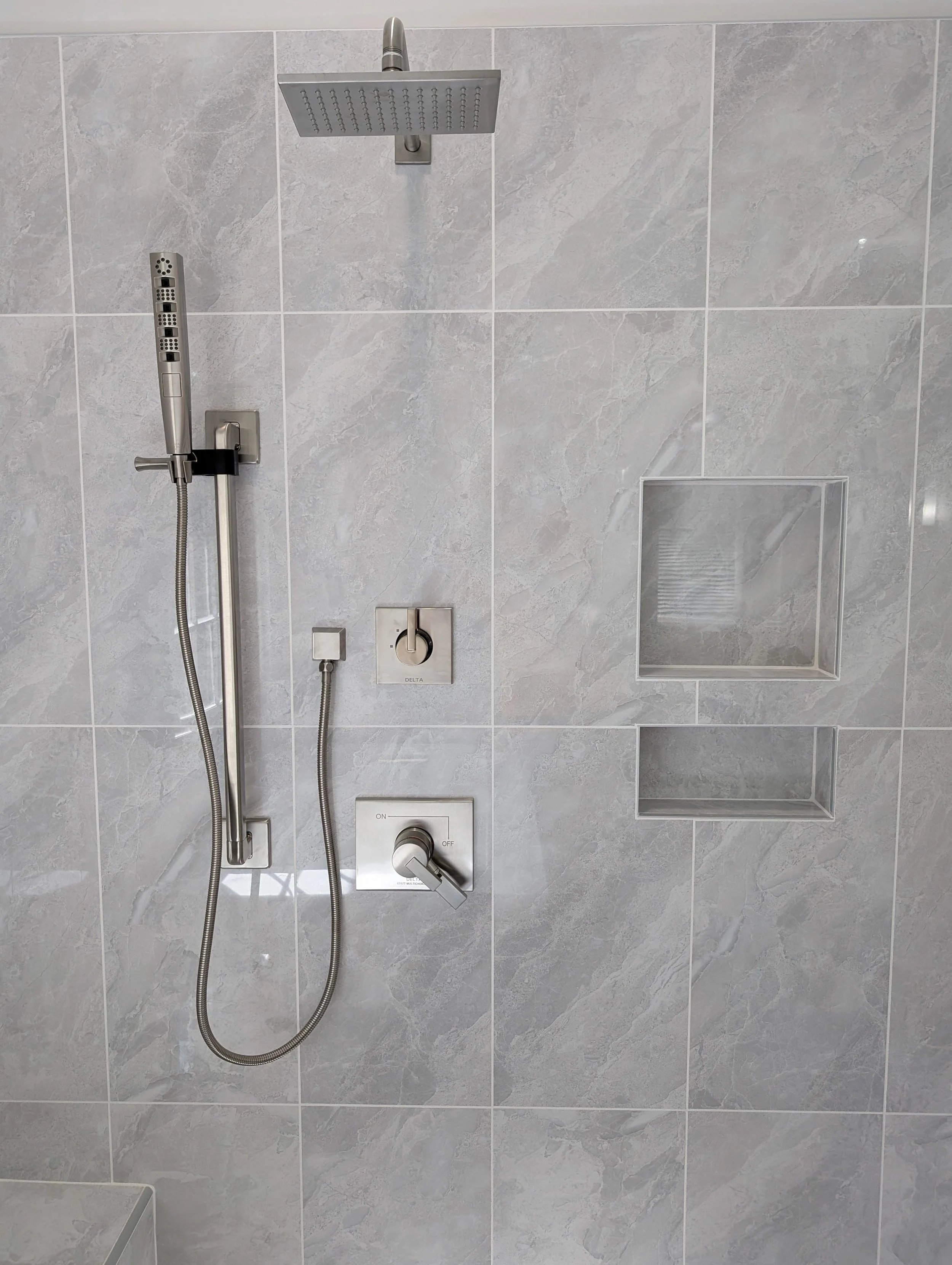 Close up of Shower valve
