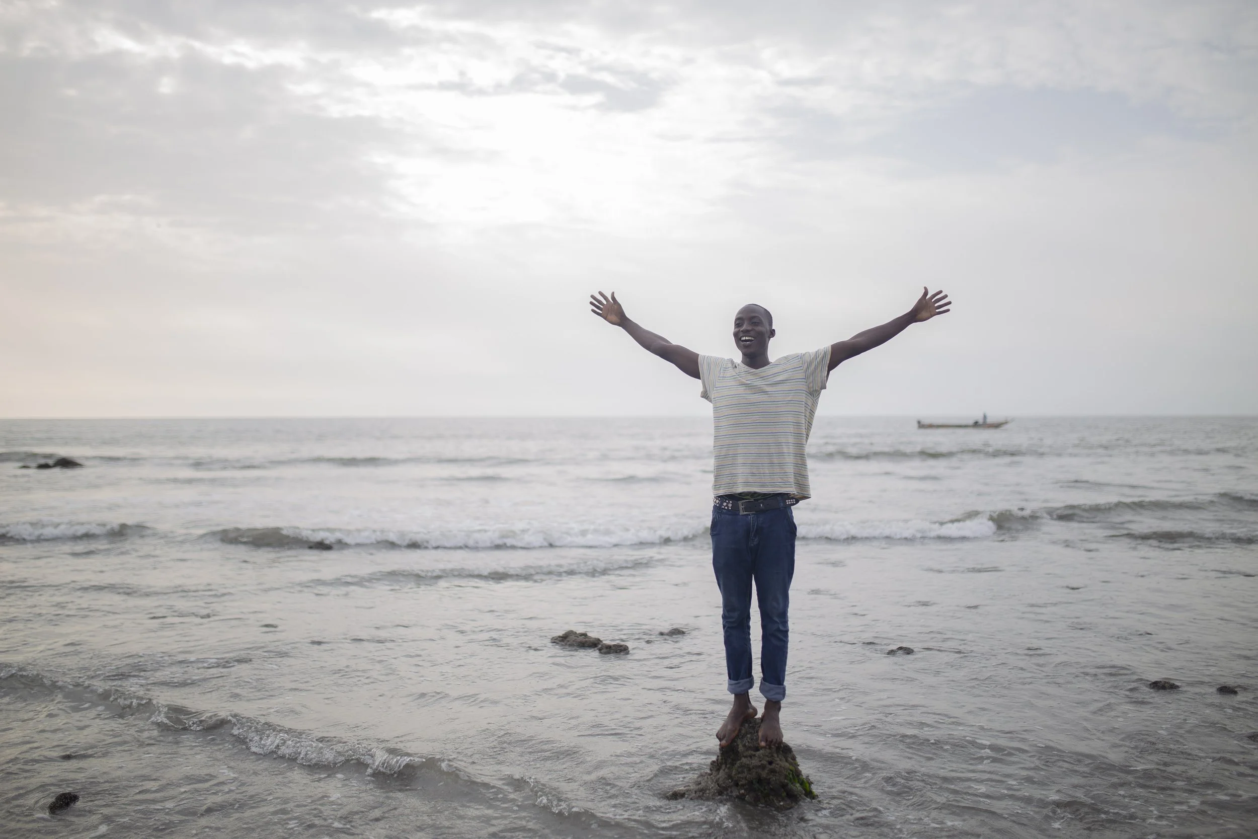 Joy at African Beach