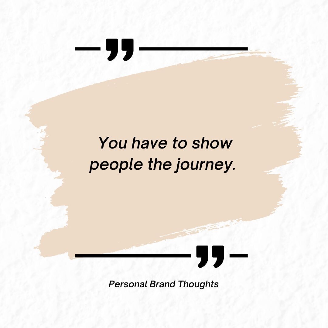 Building a personal brand isn&rsquo;t just about showcasing your skills, it&rsquo;s about revealing your journey. It&rsquo;s okay to not have all the answers. Your experiences, challenges, and triumphs make your brand unique and relatable. Think abou