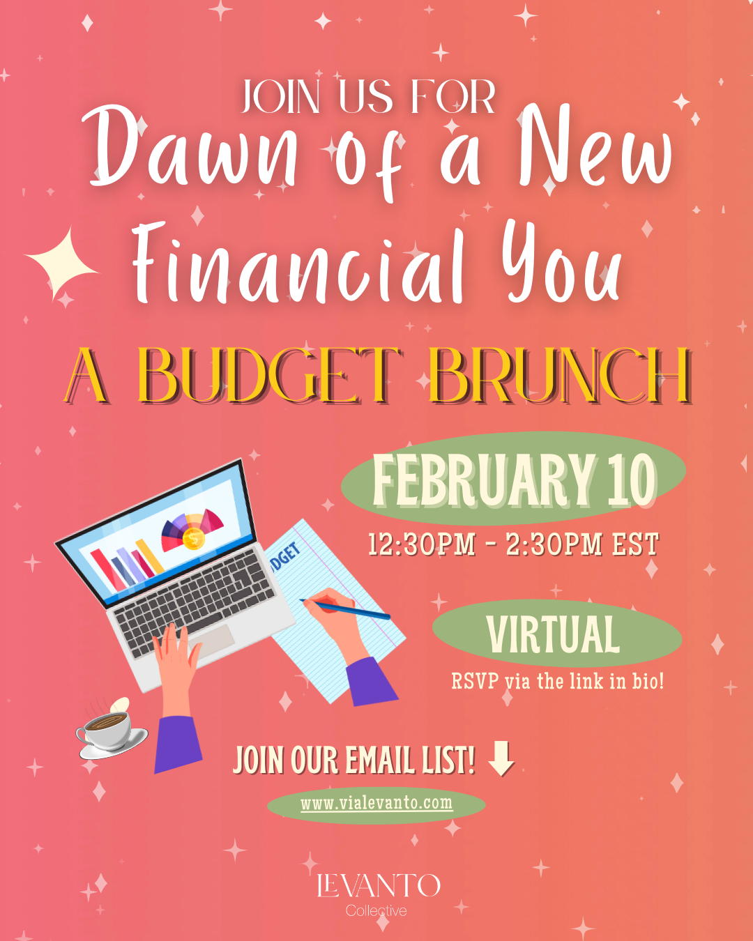 Promotional flyer for Levanto Collective 