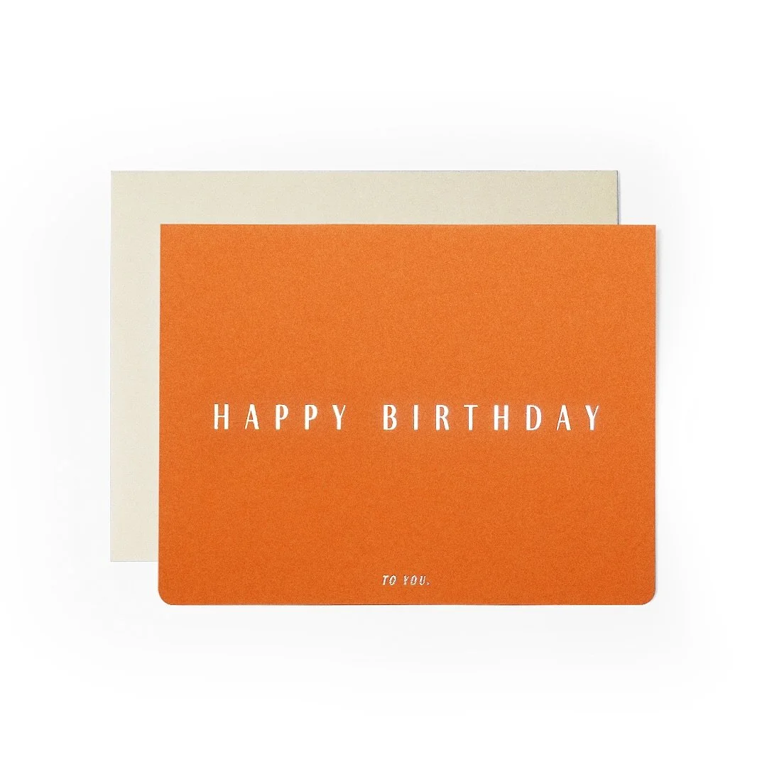 Orange you glad birthdays can look this good? 🍊
Meet Channel Orange &mdash; handcrafted, foil-pressed, and now live at virigoodthings.com