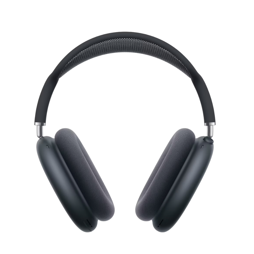 Apple AirPods Max wireless over-ear active noise cancelling headphones in midnight space gray