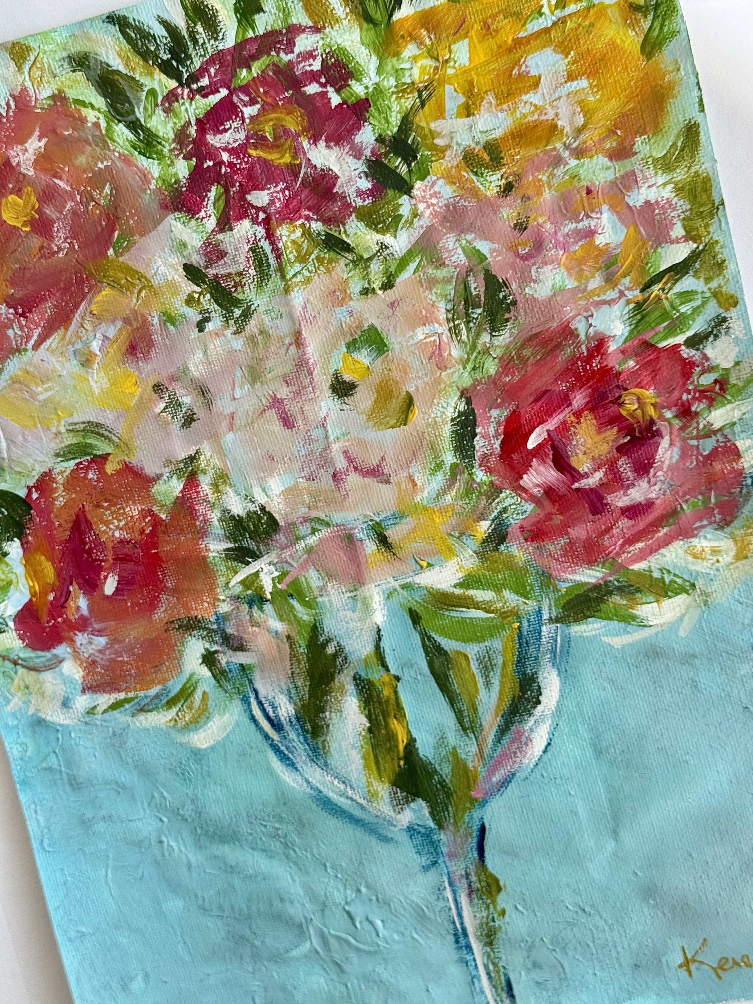 Rosé in Bloom 9 x 12"