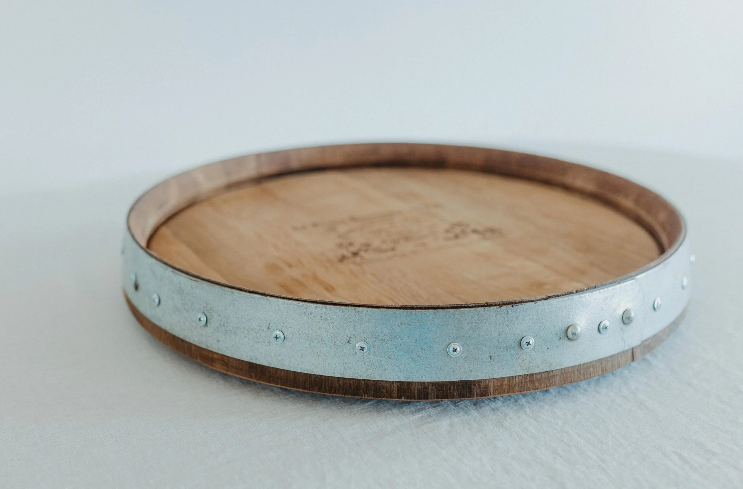 Wine Barrel Lazy Susan - Large