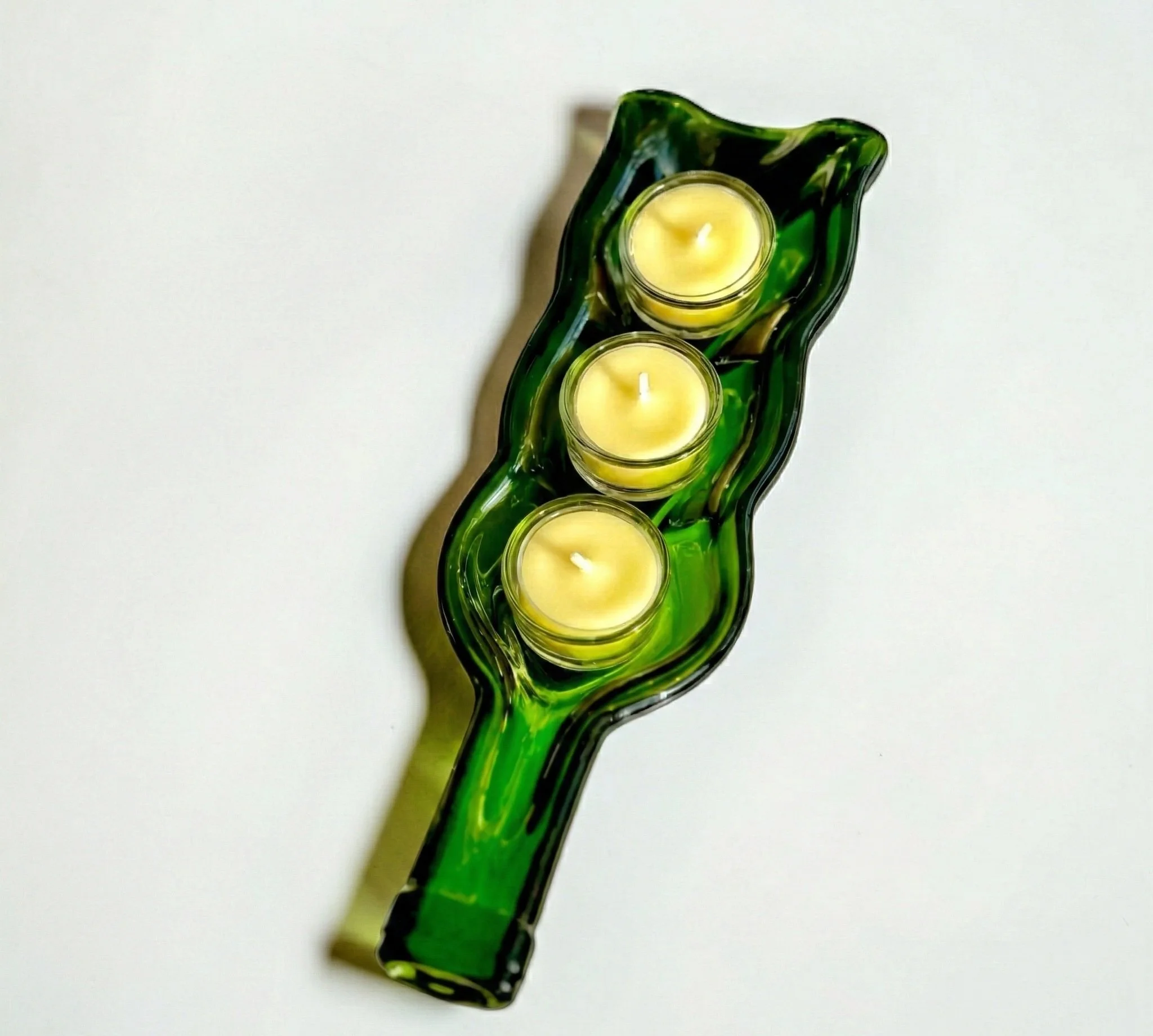 Wine Bottle Votive Candle Holder