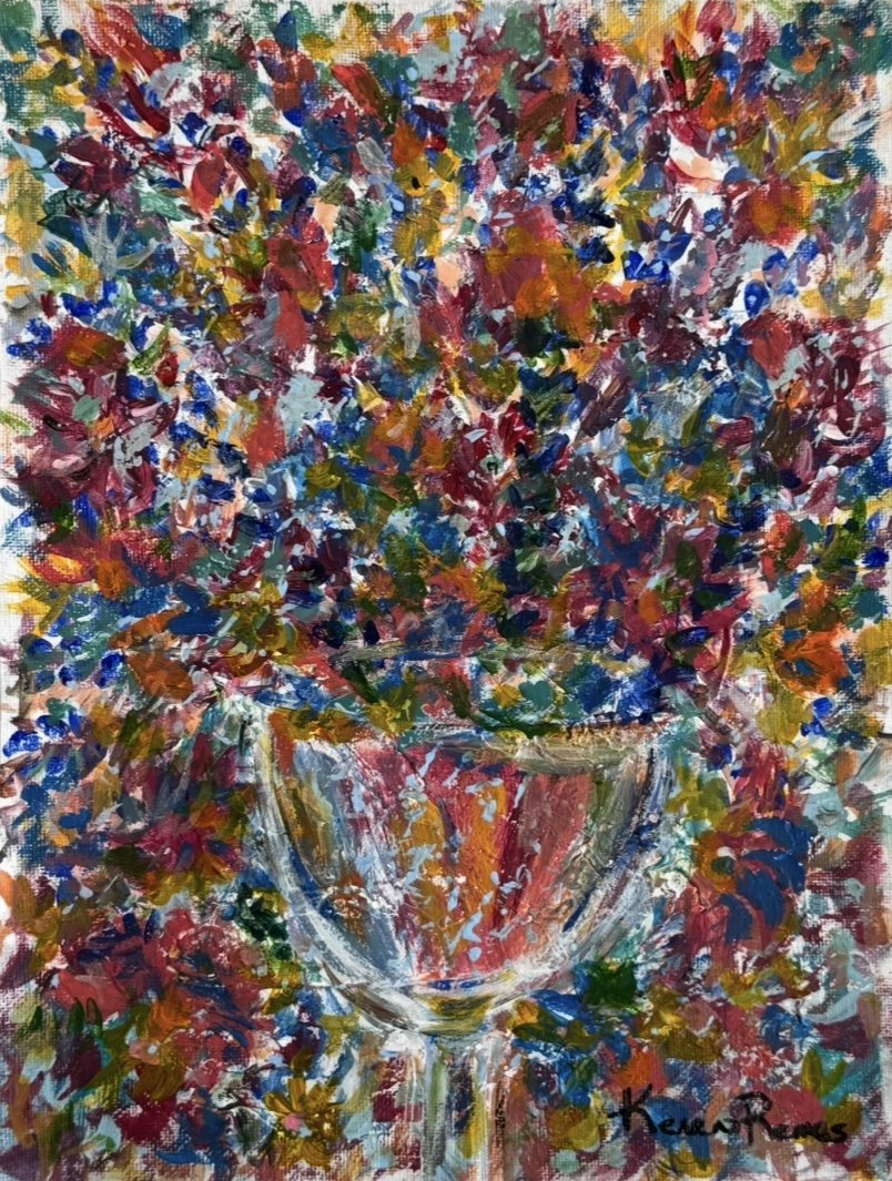 Wine Garden 9 x 12"